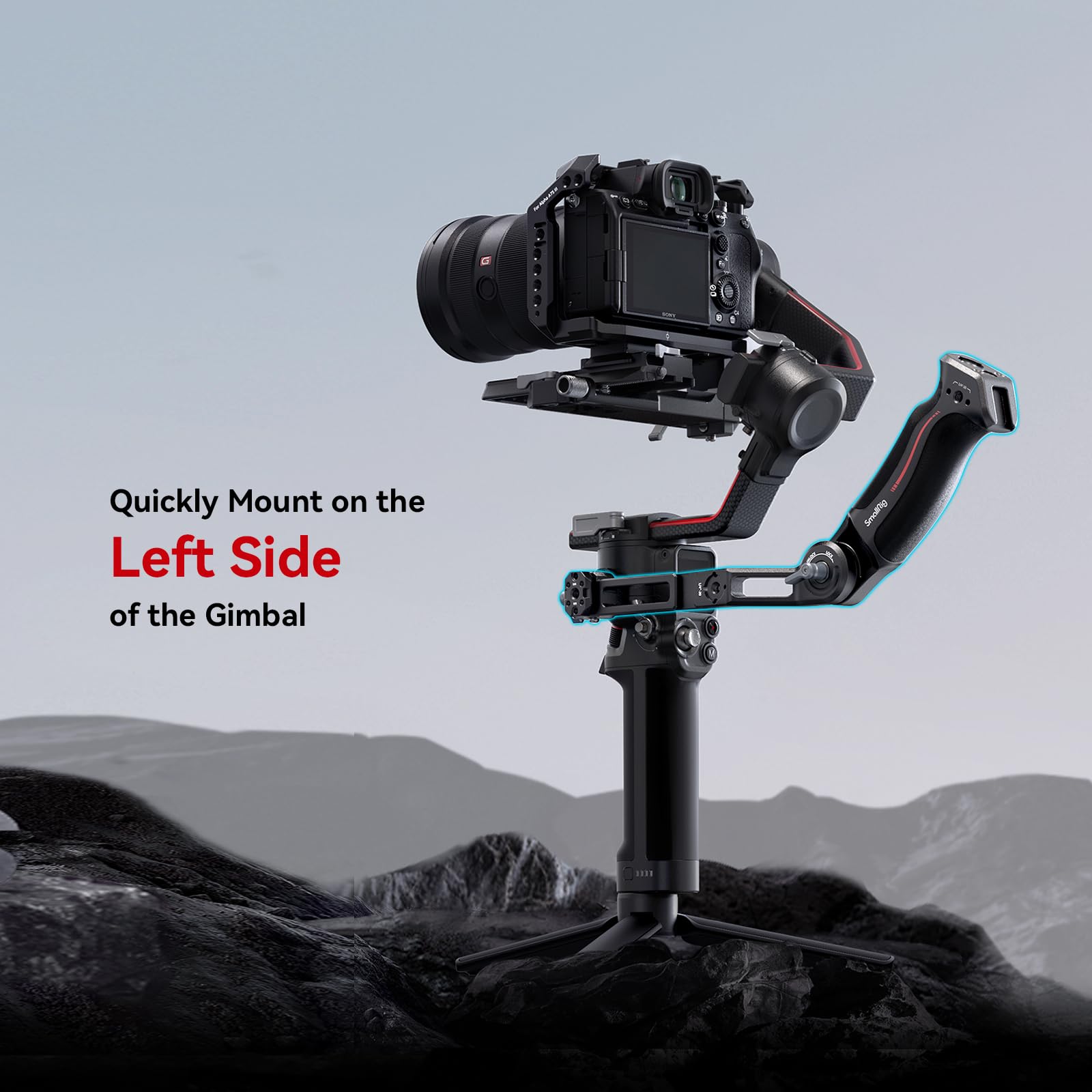 Smallrig Adjustable Sling Handgrip Gimbal Sling Handle For Dji Rs 4, Rs 4 Pro, Rs 3 Mini, Rs 3, Rs 3 Pro, Rs 2, Rsc 2 Stabilizer
