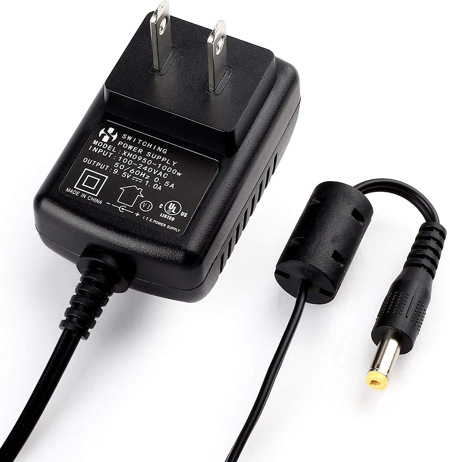 95V Ac Dc Adapter For Casio Piano Keyboard Sa76 Sa77 Sa46, Replacement For Casio Ade95100Lu, 100 240V Ac To 95V Dc Converter, Ul