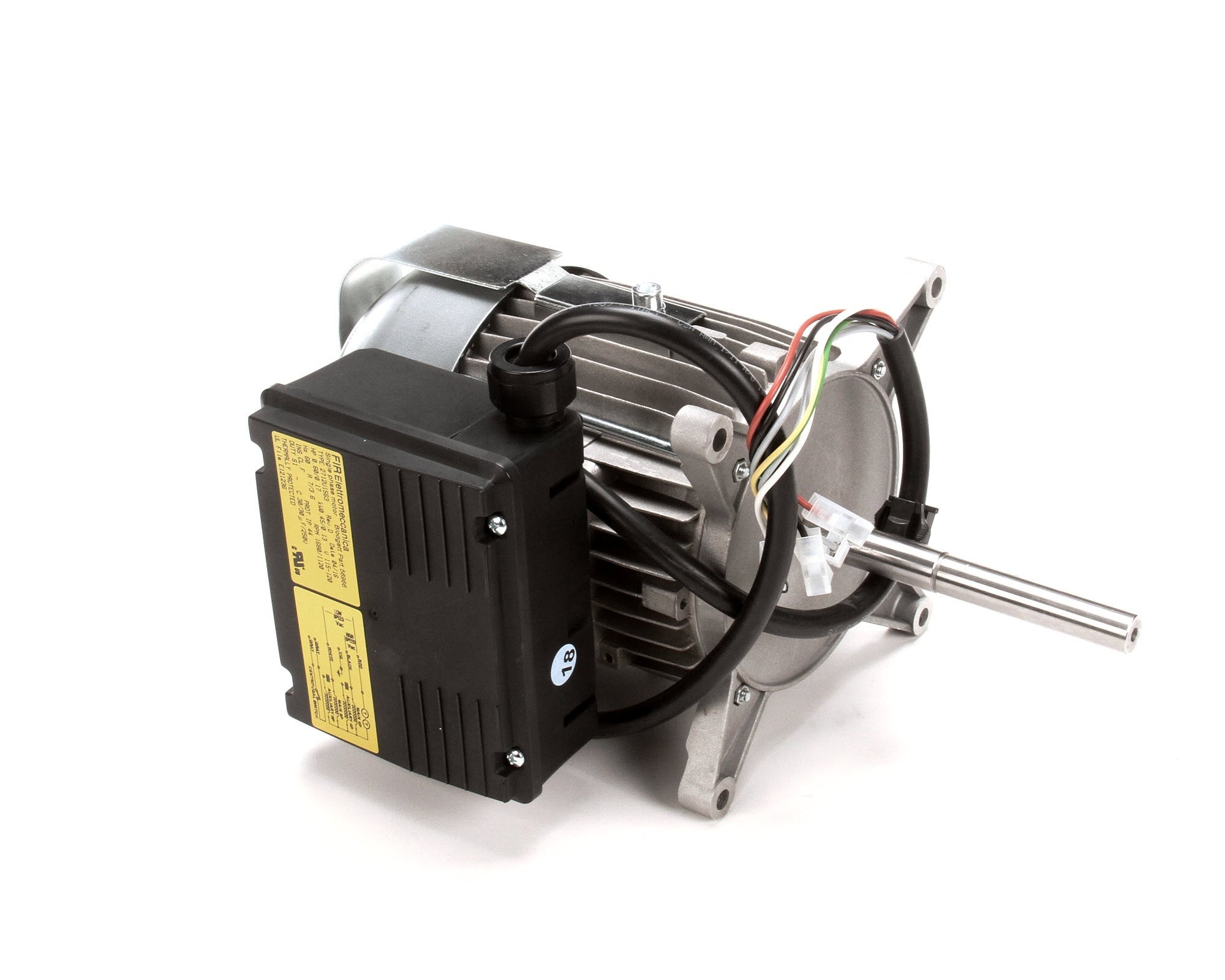 Blodgett 56966 Convection Oven Motor by Fir Elettromeccanica 3/4 hp Motor, 24 Height, 18 Width, 7 Length