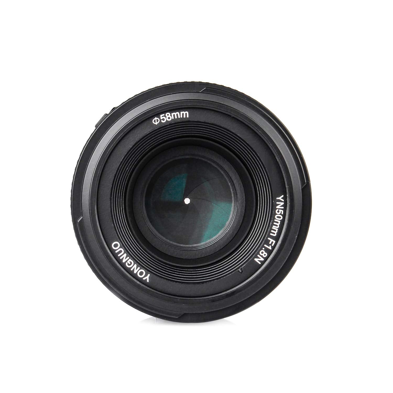 Yongnuo Yn Ef 50Mm F/1.8 Af Lens Yn50 Aperture Auto Focus For Nikon Camera As Af S 50Mm 1.8G With Cleaning Cloth
