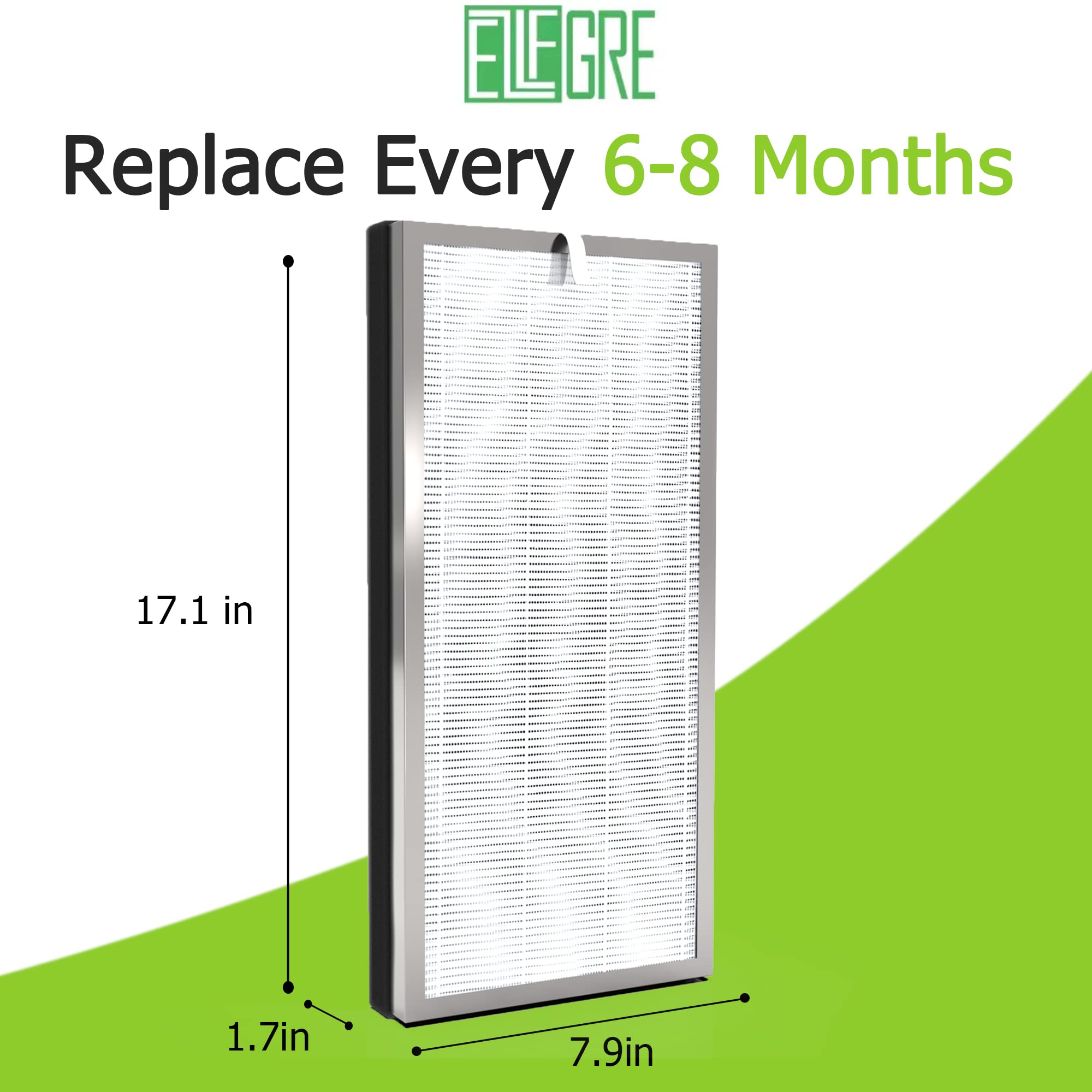 Ezlfgre 2 Pack Replacement Filter, Compatible With Ma40 Air Purifier. Ezlfgre 3 In 1 H13 True Hepa Filter, Compatible With Medif
