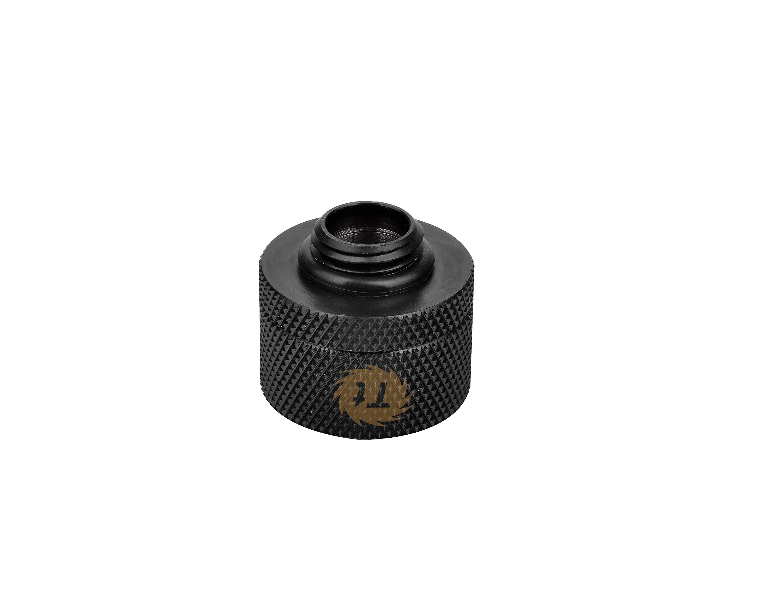 Thermaltake Pacific Diy Lcs 1/2'' Id X 3/4'' Od Compression Fitting Black Cooling Cl W030 Ca00Bl A