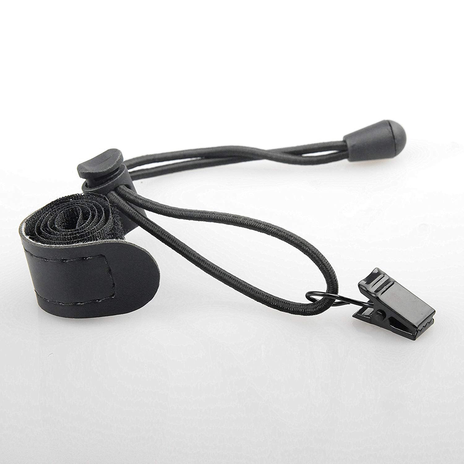 Slow Dolphin Backdrop Background Muslin String Clips Holder Multifunctional For Photo Video Photography Studio 16 Pack, Black