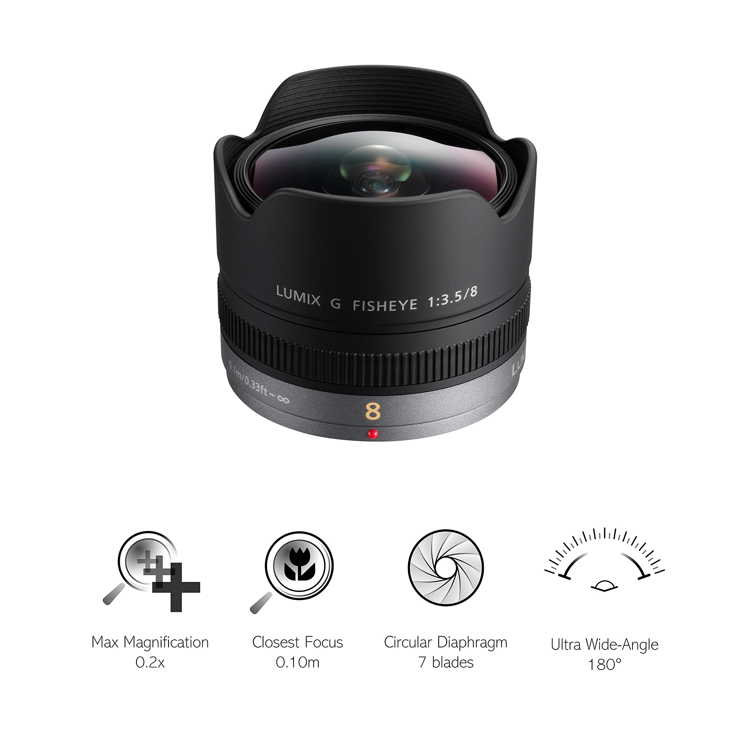 Panasonic Micro Four Thirds 8Mm Wideangle Lens (35Mm Equivalent: 16Mm)