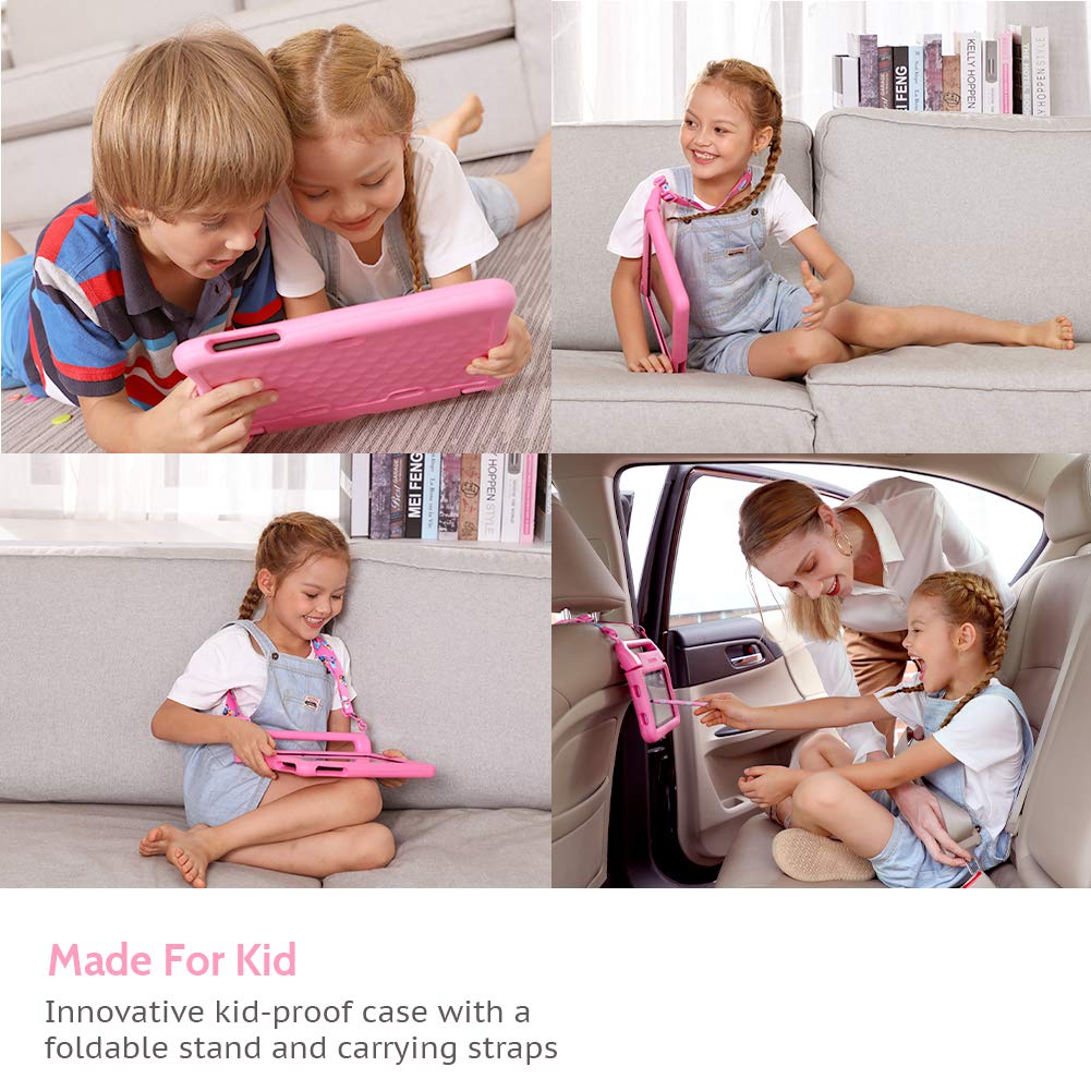 Kids Tablet 10 Inch Ips Hd Display Android Tablets With 32Gb Storage, 2Gb Ram, Quad Core Processor, Kidoz Pre Installed, Kid Pro