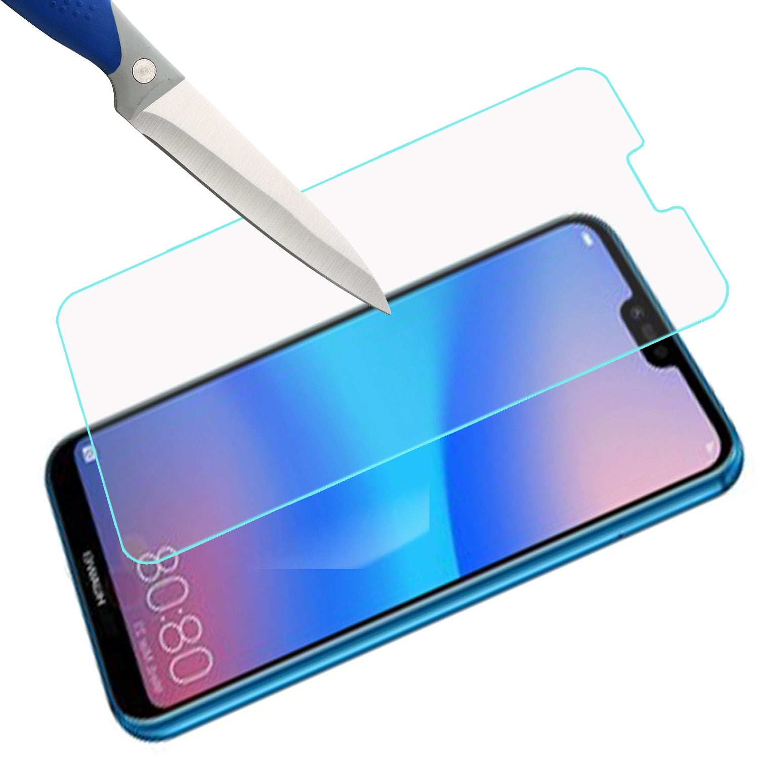 Mr.Shield [3 Pack] Designed For Huawei Nova 3E [Tempered Glass] Screen Protector [Japan Glass With 9H Hardness] With Lifetime Re