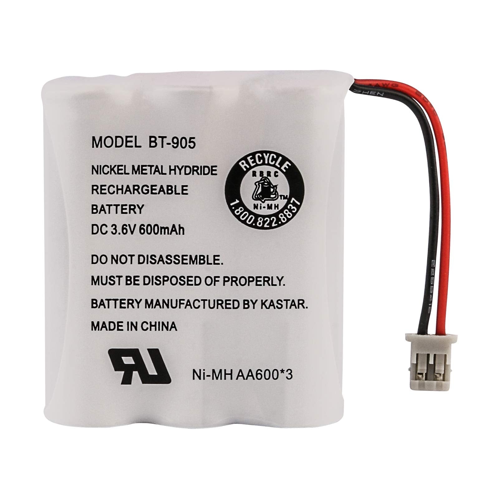 Uniden Bt 905 Rechargeable Cordless Handset Phone Battery 3.6V 600Mah Nimh