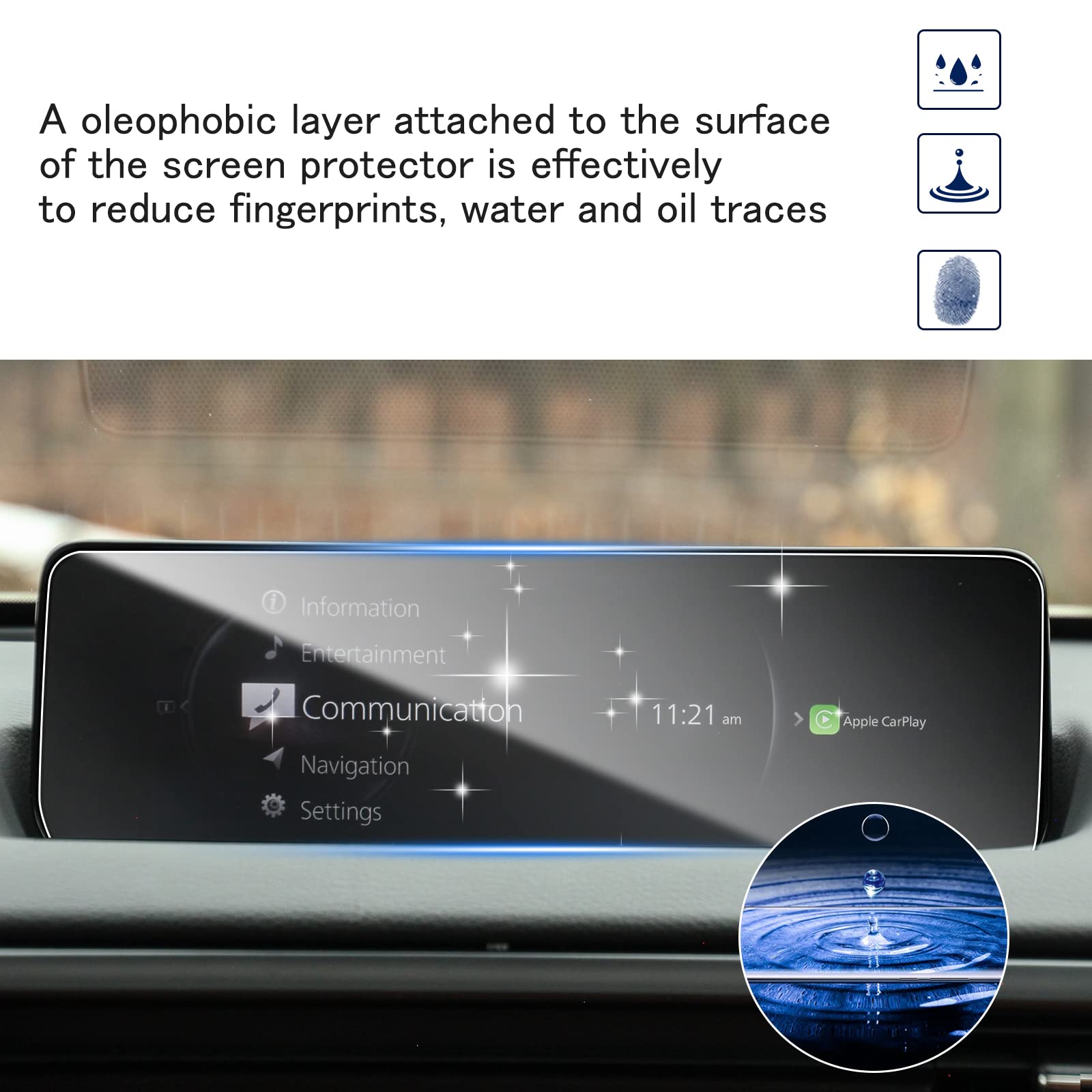 Shaohao For 2023 2024 Mazda Cx 50 Screen Protector 10.25 In Compatible With Mazda Cx 30 Accessories 2023 2024 Cx 50 (S/Turbo) 10