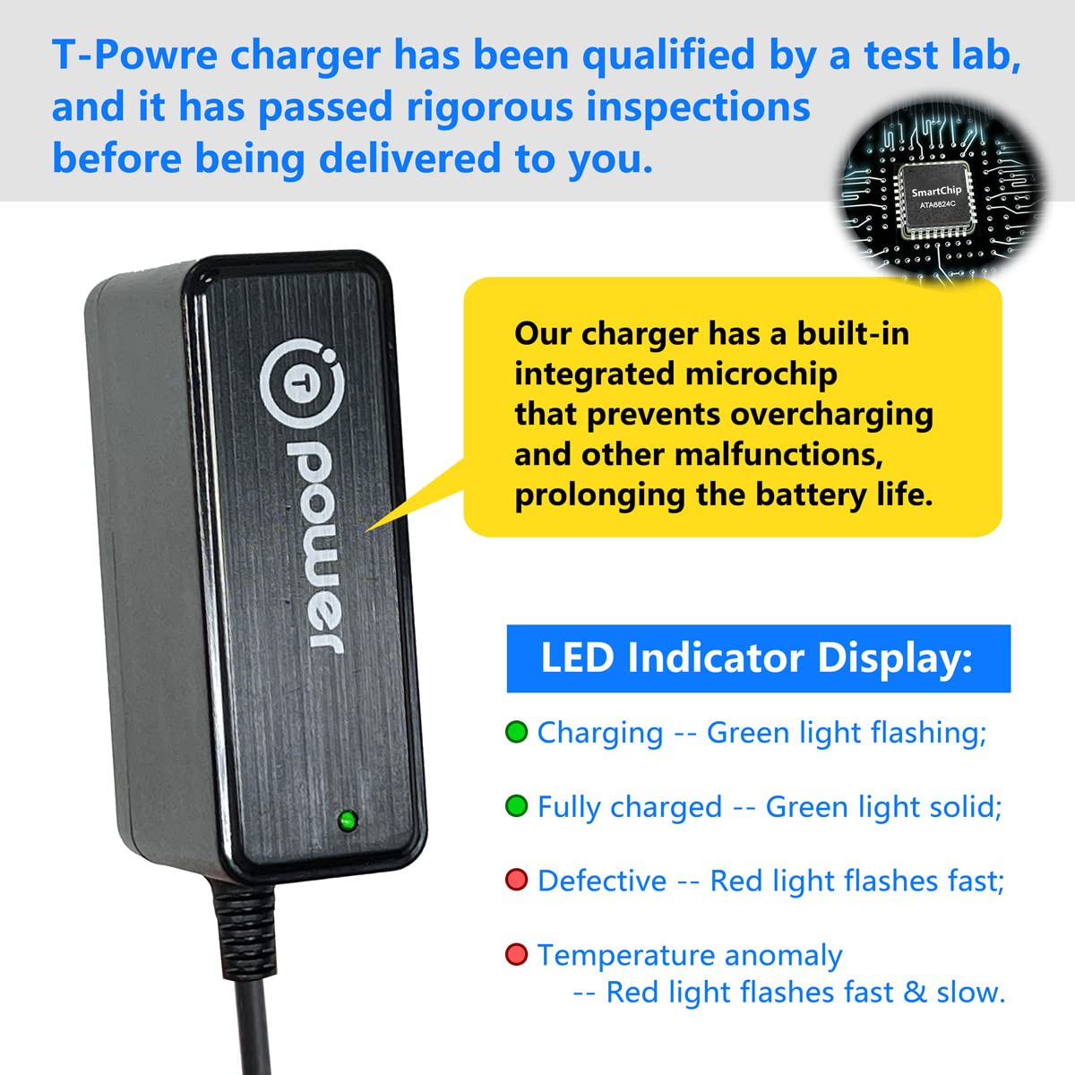 T Power Charger For Orfeld Ev-679 Ev679 H20A Ev660 Ev-660 Rb666 Rb680 Series Cordless Stick Vacuum Cleaner Handheld Vacuum Floor