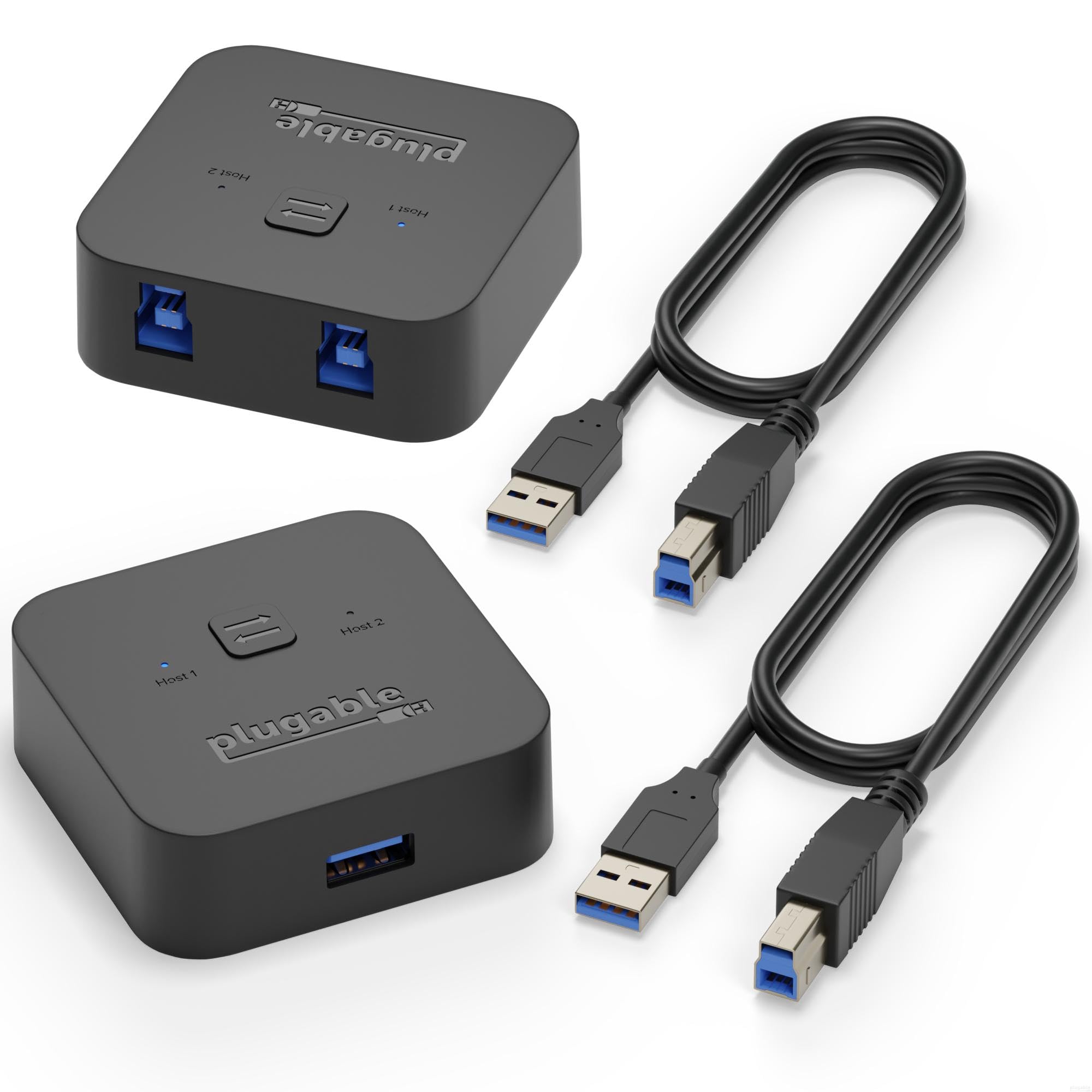Plugable Usb 3.0 Sharing Switch For One-Button Swapping Of Usb Device Or Hub Bet