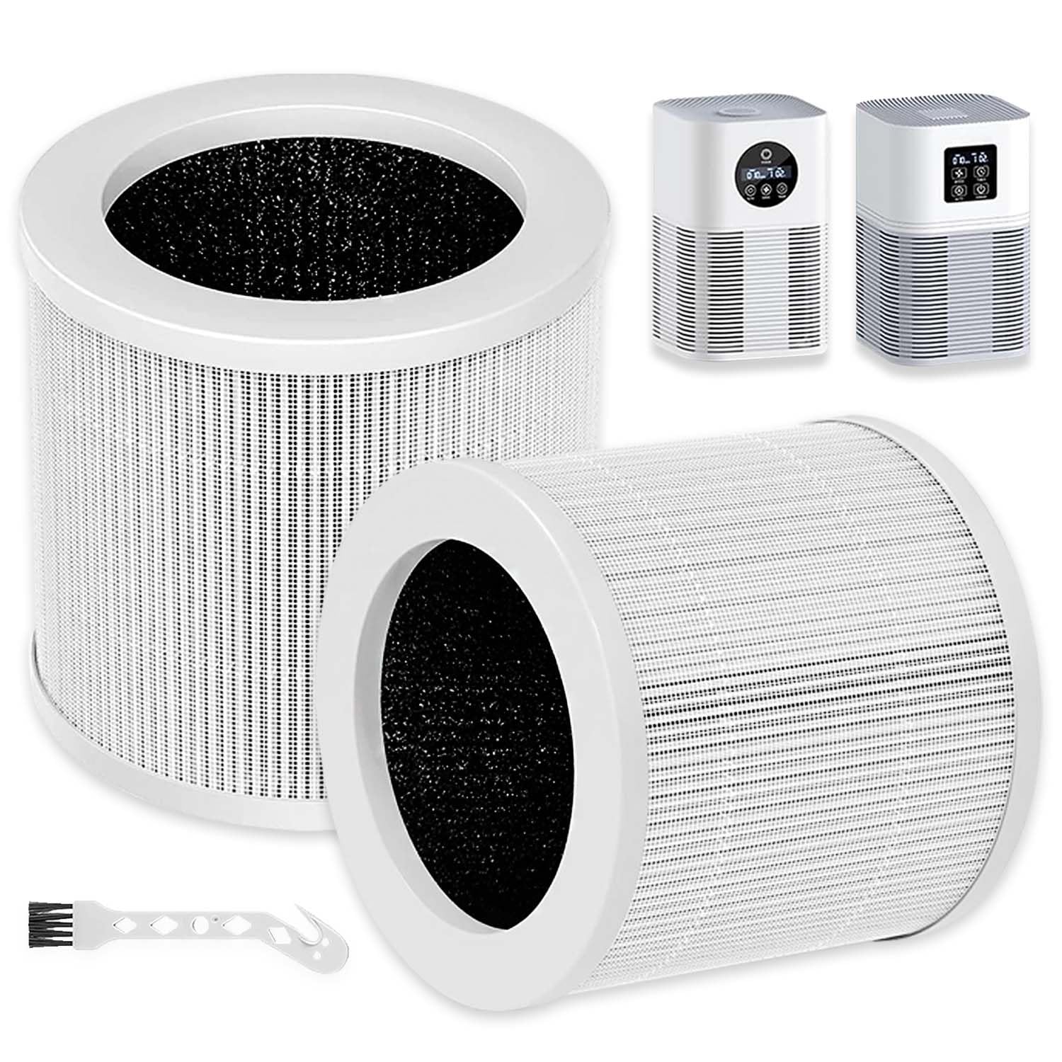 2 Pack A1 Replacement Filter Compatible With Vewior Air Pu Rifier Hqkj 80,Hqsc 50,Koios Hqkj 50 Air Purifier,Ameifu Ap01W,True H