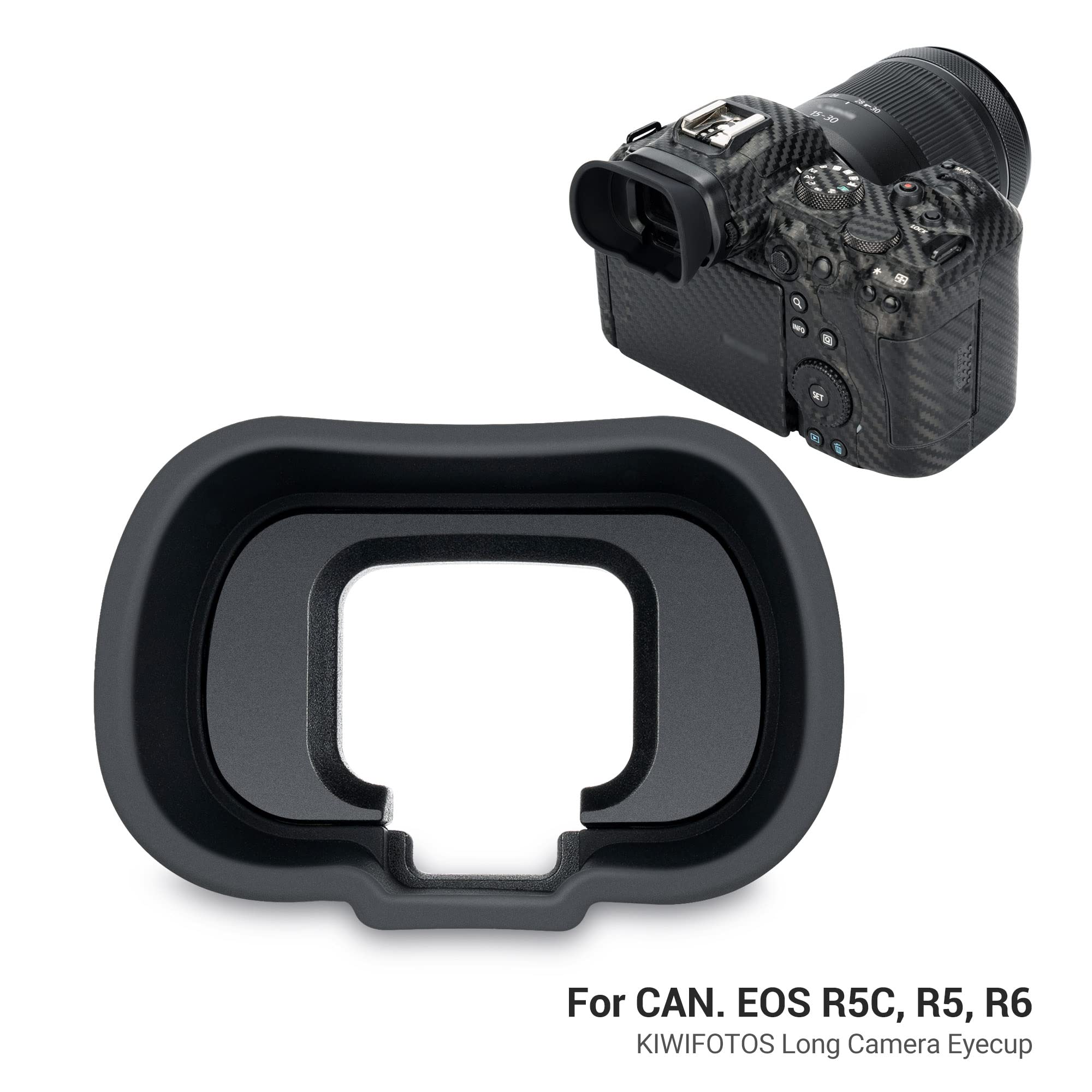 Jjc Camera Eyecup Eyepiece Viewfinder For Canon Eos R5 R6 Mark Ii R6 R5 C R5C Mirrorless Camera With Extended Soft Silicone Desi