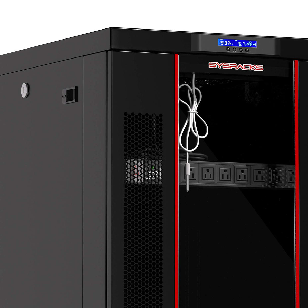 Server Rack Locking Bar Server Rack Locking Cabinet Network Rack Cabinet Enclosure 42U Rack Mo ...