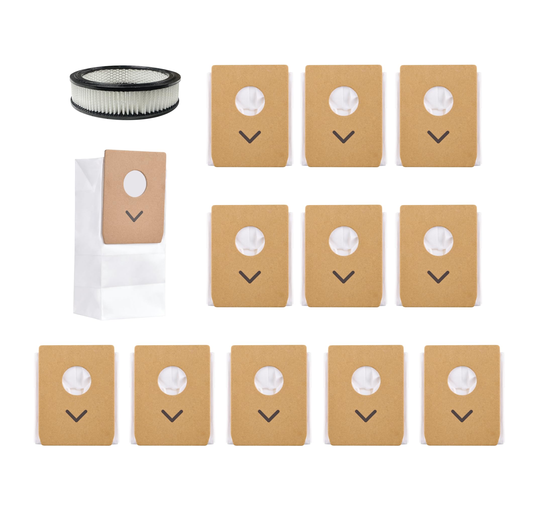 Eureka Cordless Vacuum Cleaner Nec490Bl Specialized Replacement Hepa Filter*1 And Dust Bag*12