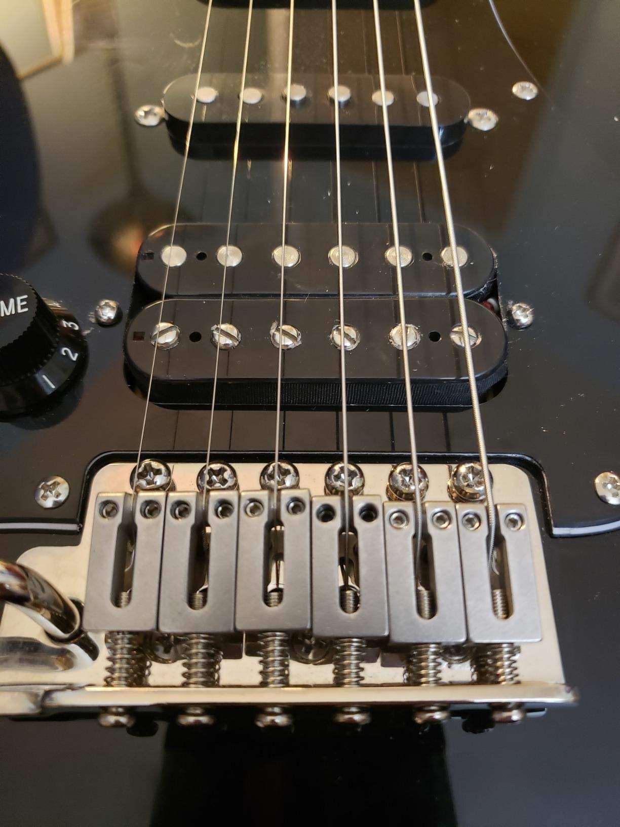 Kaish Set Of 6 Stainless Steel Saddles Electric Guitar Bridge Saddle 10.5Mm With Nickel Screws For Strat Tele Guitars