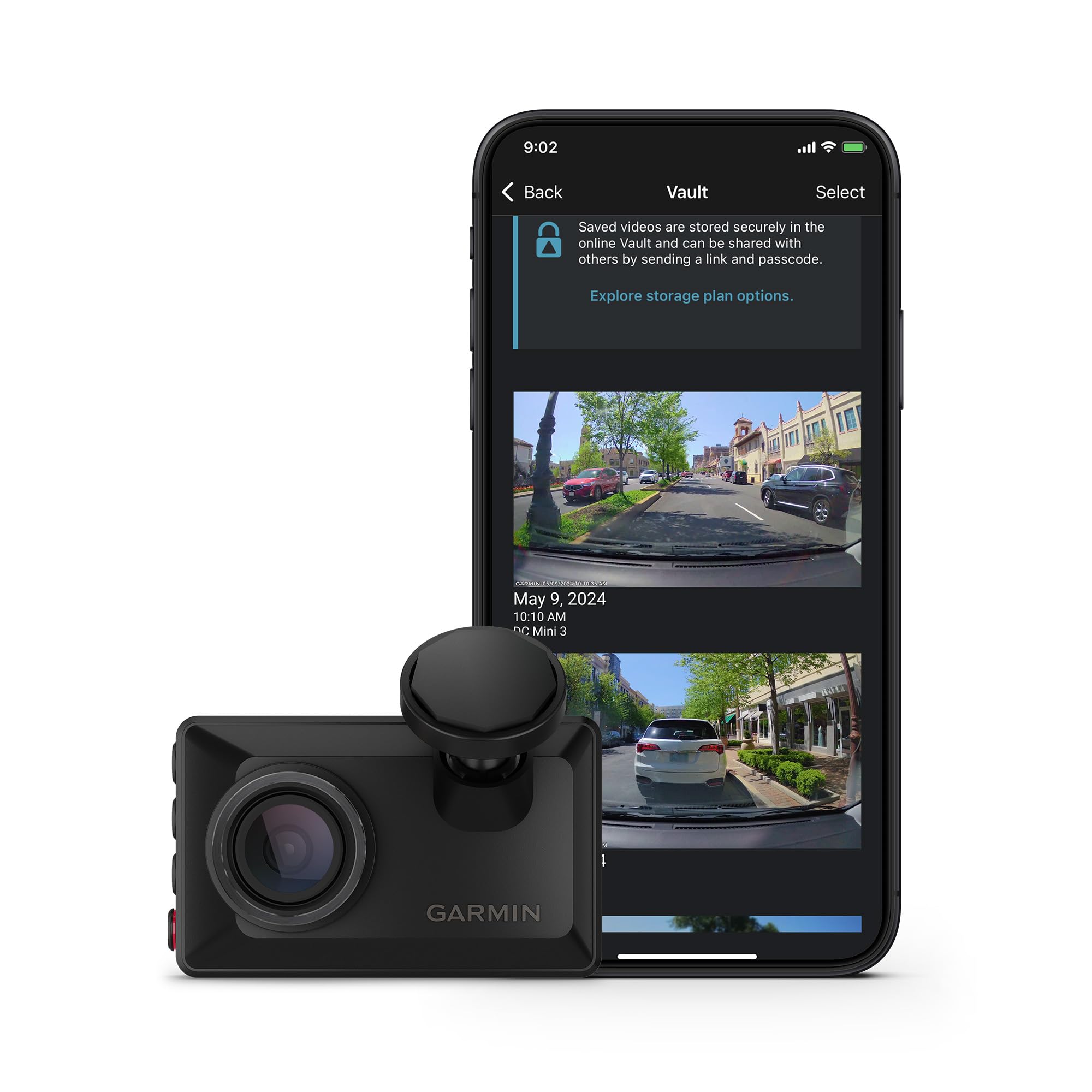Garmin Dash Cam X210, Compact 1440P Hd Dash Cam With A 140 Degree Field Of View, Built In Clarity Polarizer, Voice Controlled, G