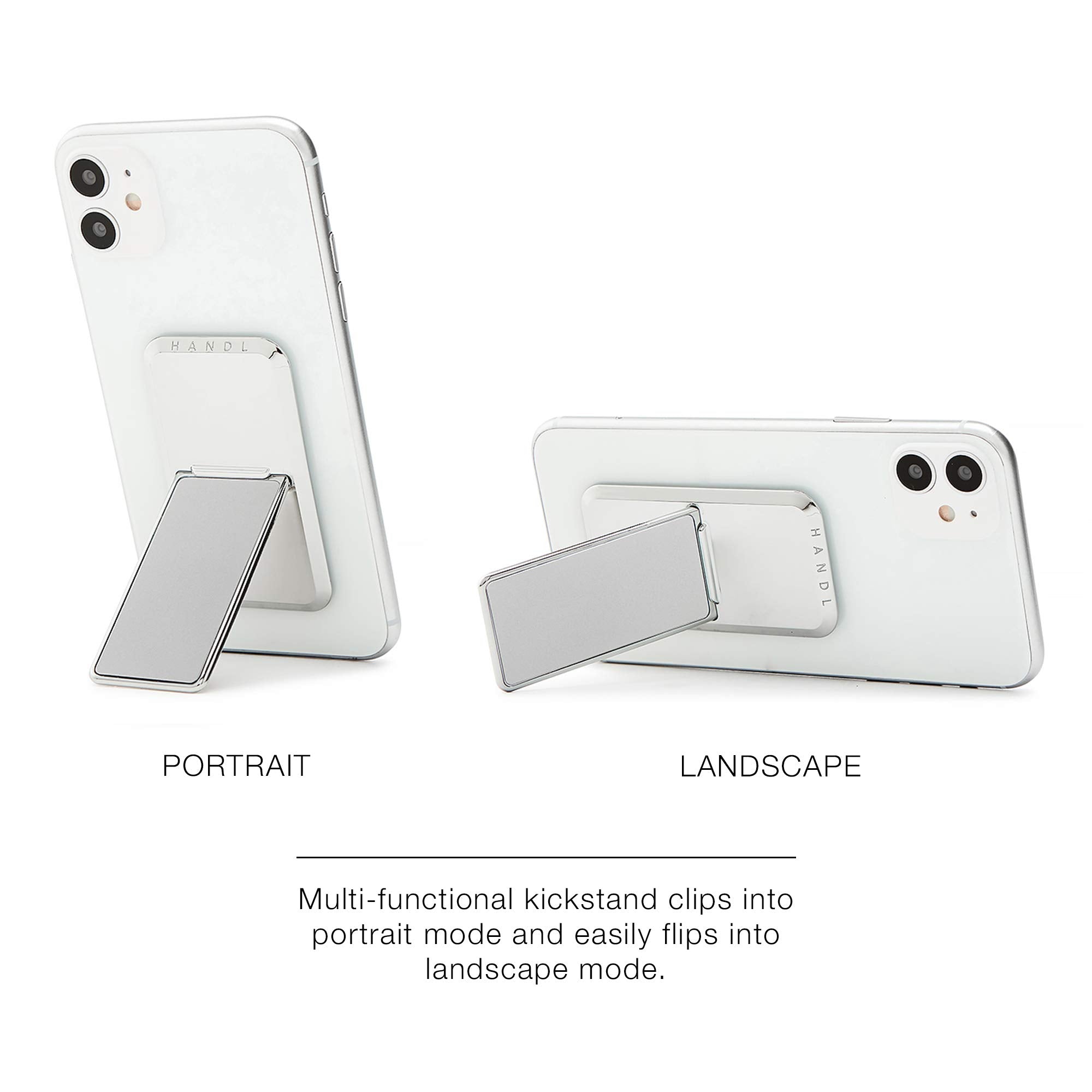 Handl New York Handlstick Silver Grip And Stand For Smartphone
