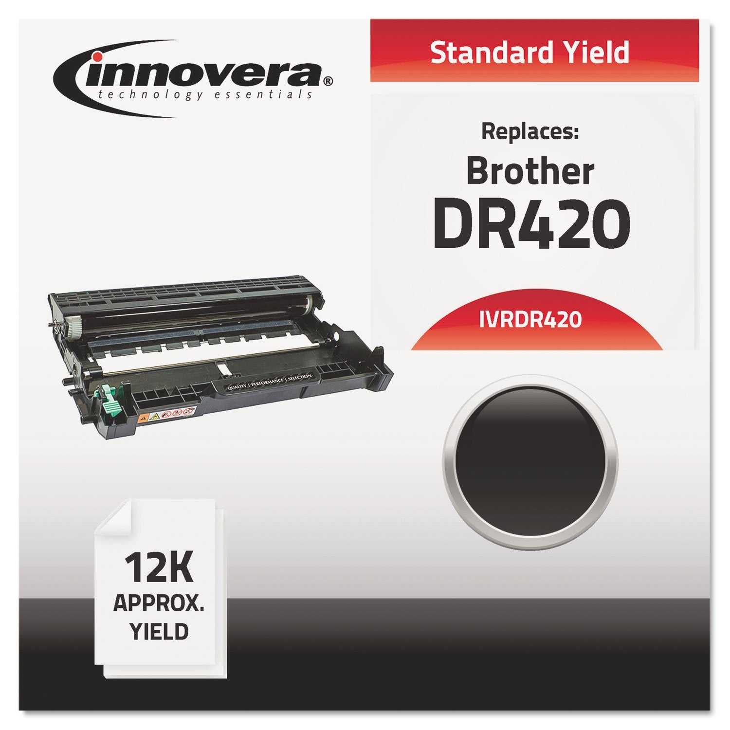 Innovera Remanufactured Drum Replacement Fordr420 Drum Unit Black