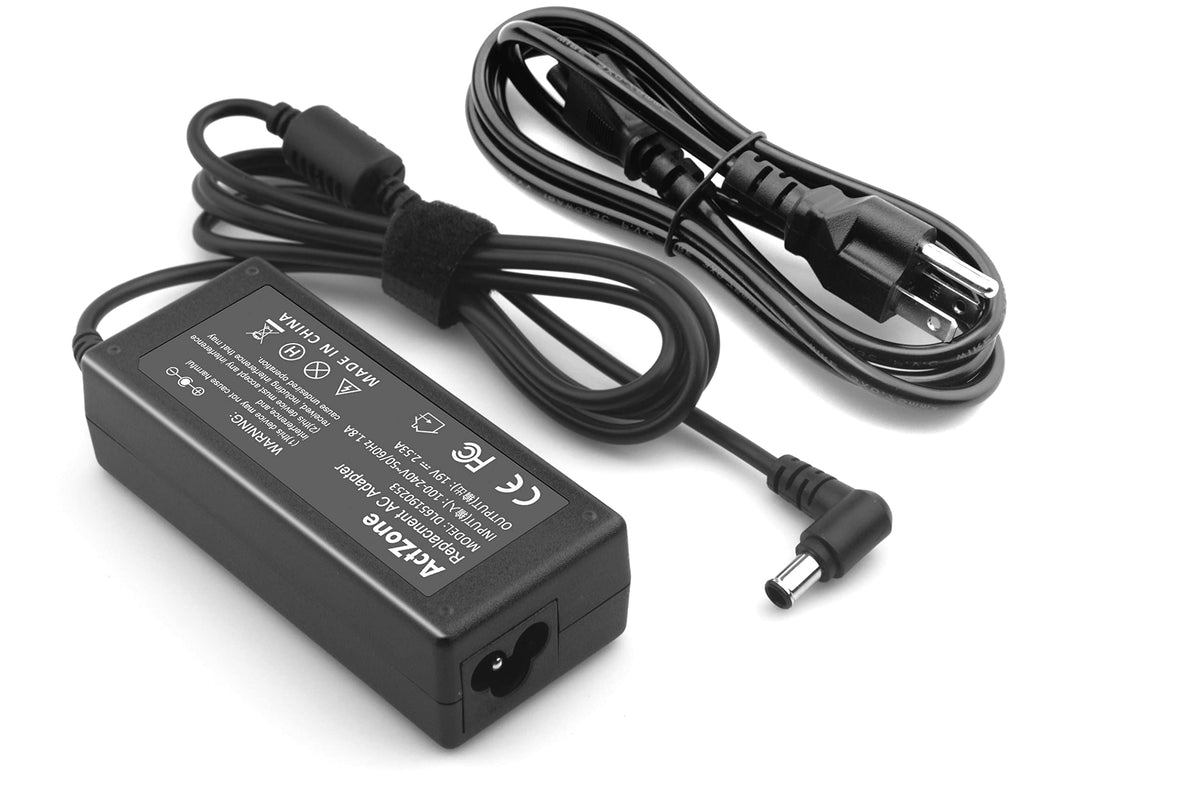 Dc 19V Power Cord Tv Charger For Lg Electronics 19' 20' 22' 23' 24' 27' Led Lcd Monitor Widescreen Hdtv 24M47H P 24Mp55Hq, Samsung 32' J5205 J5003 H5000 Un32J4000 Un32J4000Af Un32J5205 A4819 Fdy