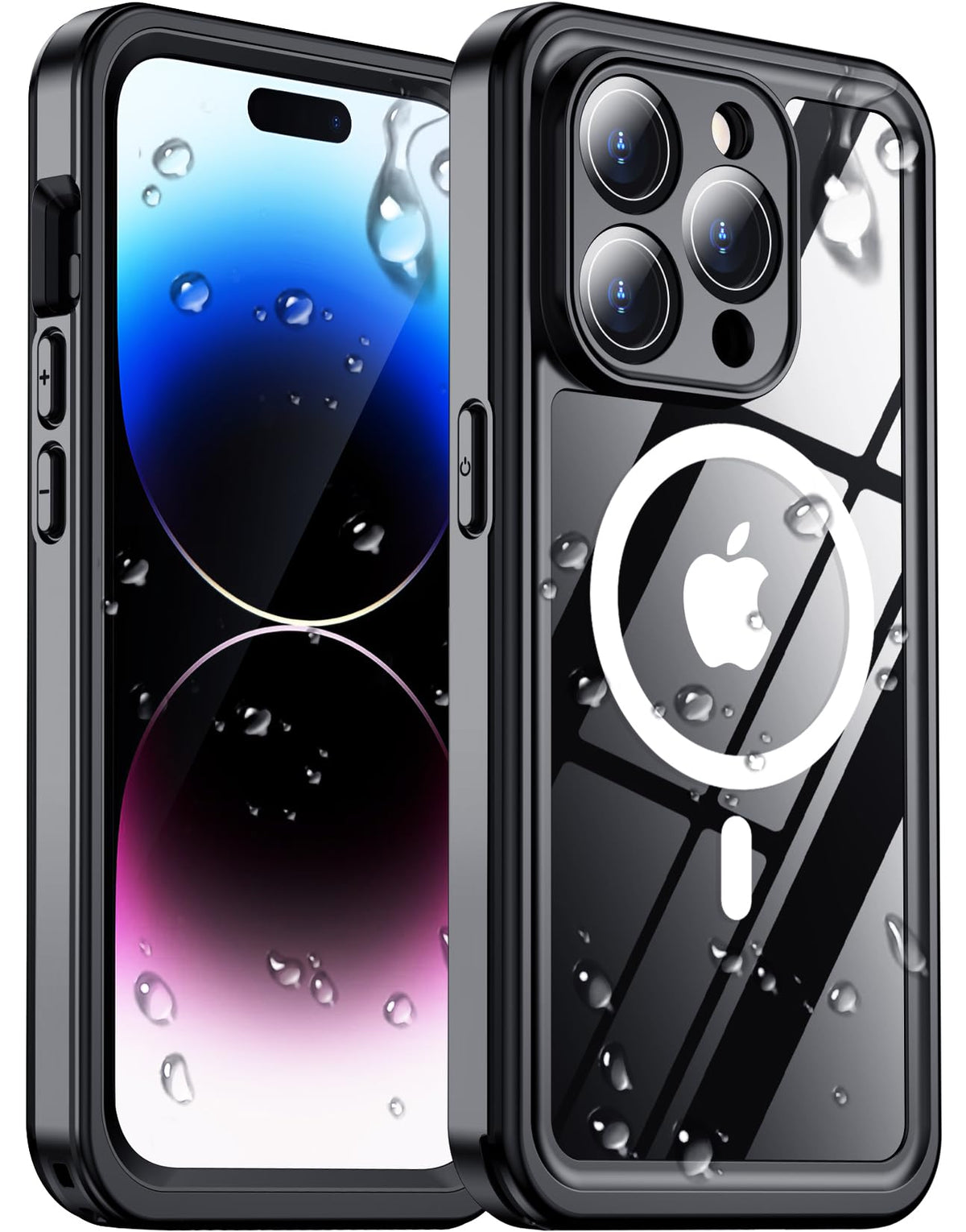Red2Fire 2024 New Designed For Iphone 14 Pro Max Case Waterproof, [Compatible With Magsafe][Full Body Shockproof][Ip68 Underwate