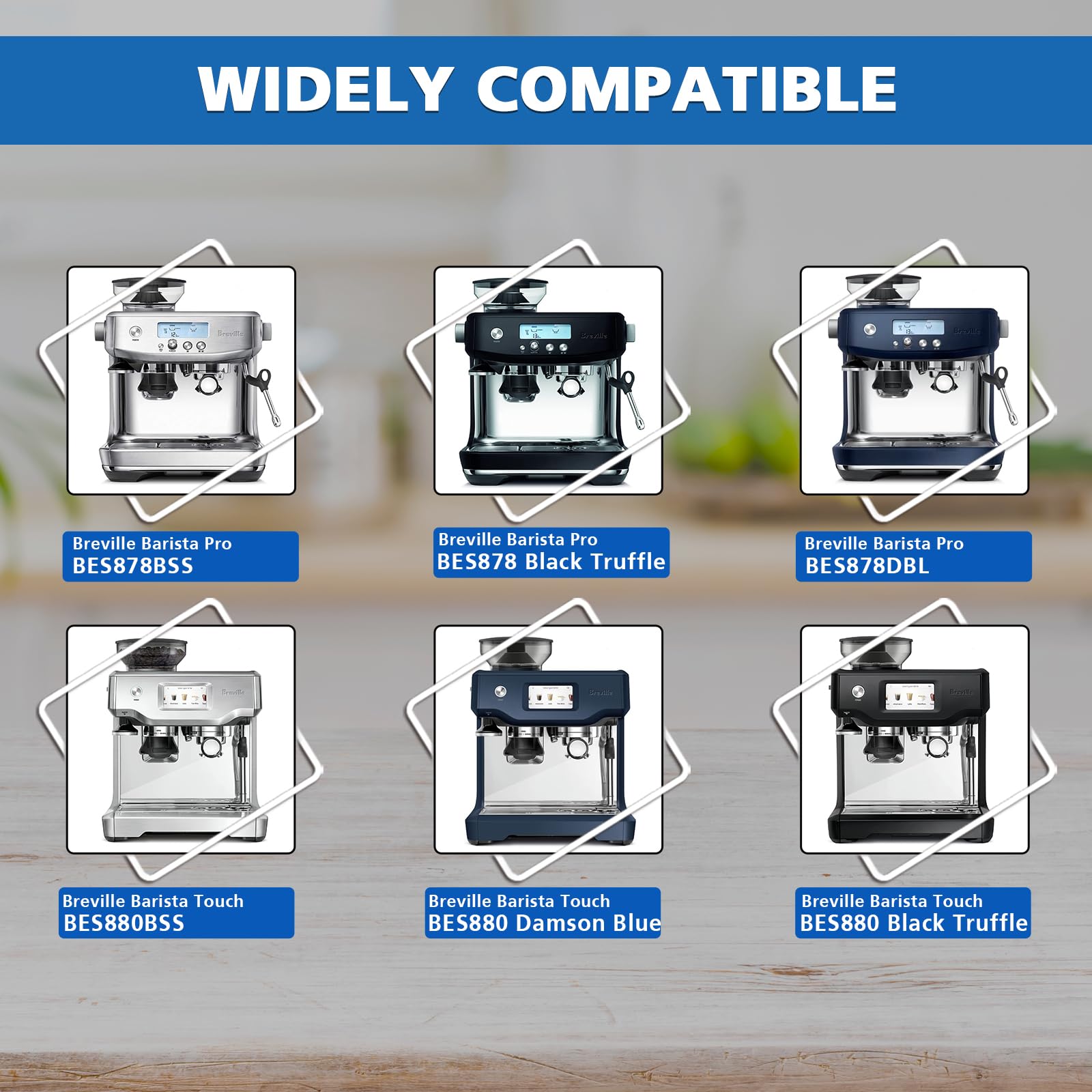 Replacement Water Filter For Breville Barista Touch Espresso Machine Bes880, Barista Pro Bes878, Oracle Touch Bes990, Oracle Bes