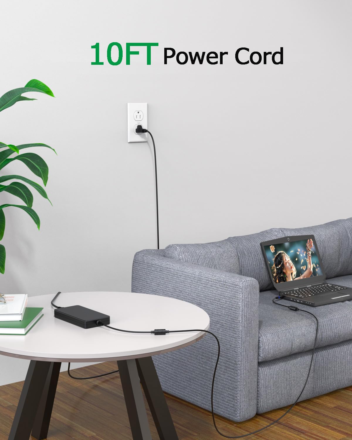 Laptop Charger Fit For Dell Alienware Laptop   (Safety Certified By Ul) (240W 180W Ac Adapter For Dell Laptop)