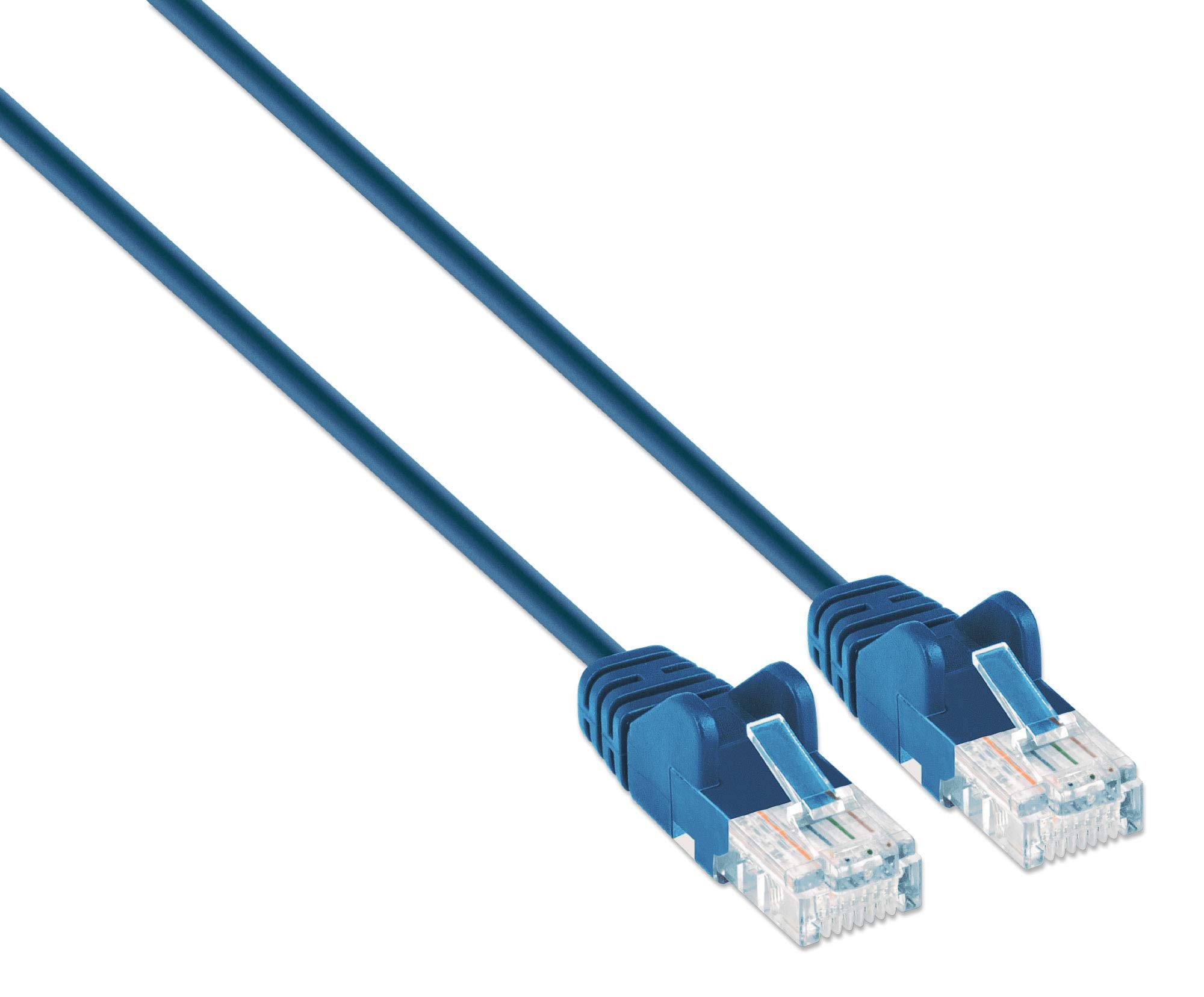 Cat6A U/Utp Slim Network Patch Cable, 1 Ft., Blue