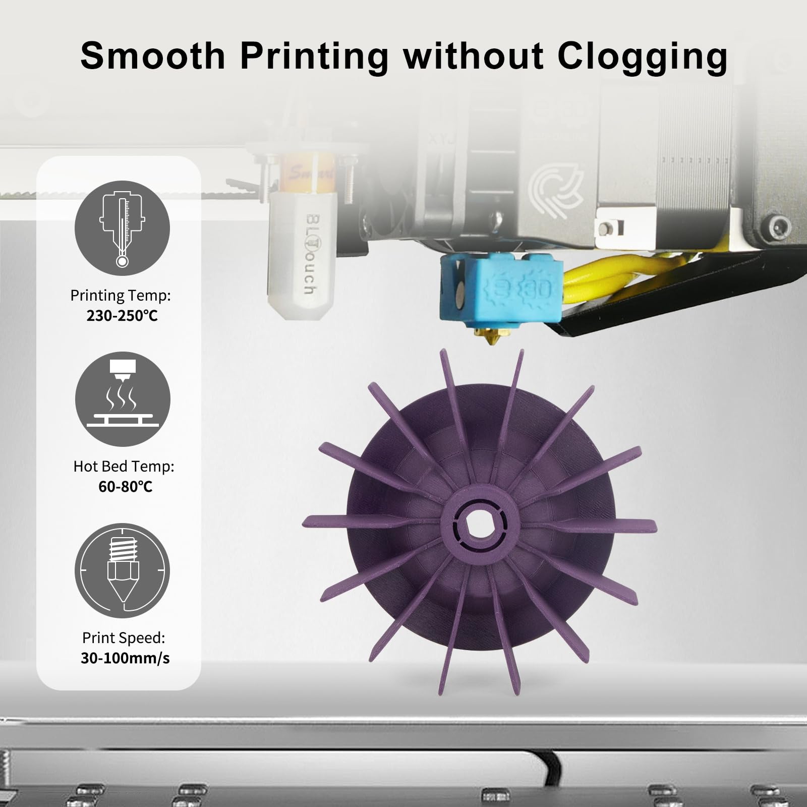 Iemai Carbon Fiber Petg Filament, Matte Purple 3D Printer Filament, Carbon Fiber Filament 1.75Mm 1Kg(2.2Lbs) Spool, Dimensional