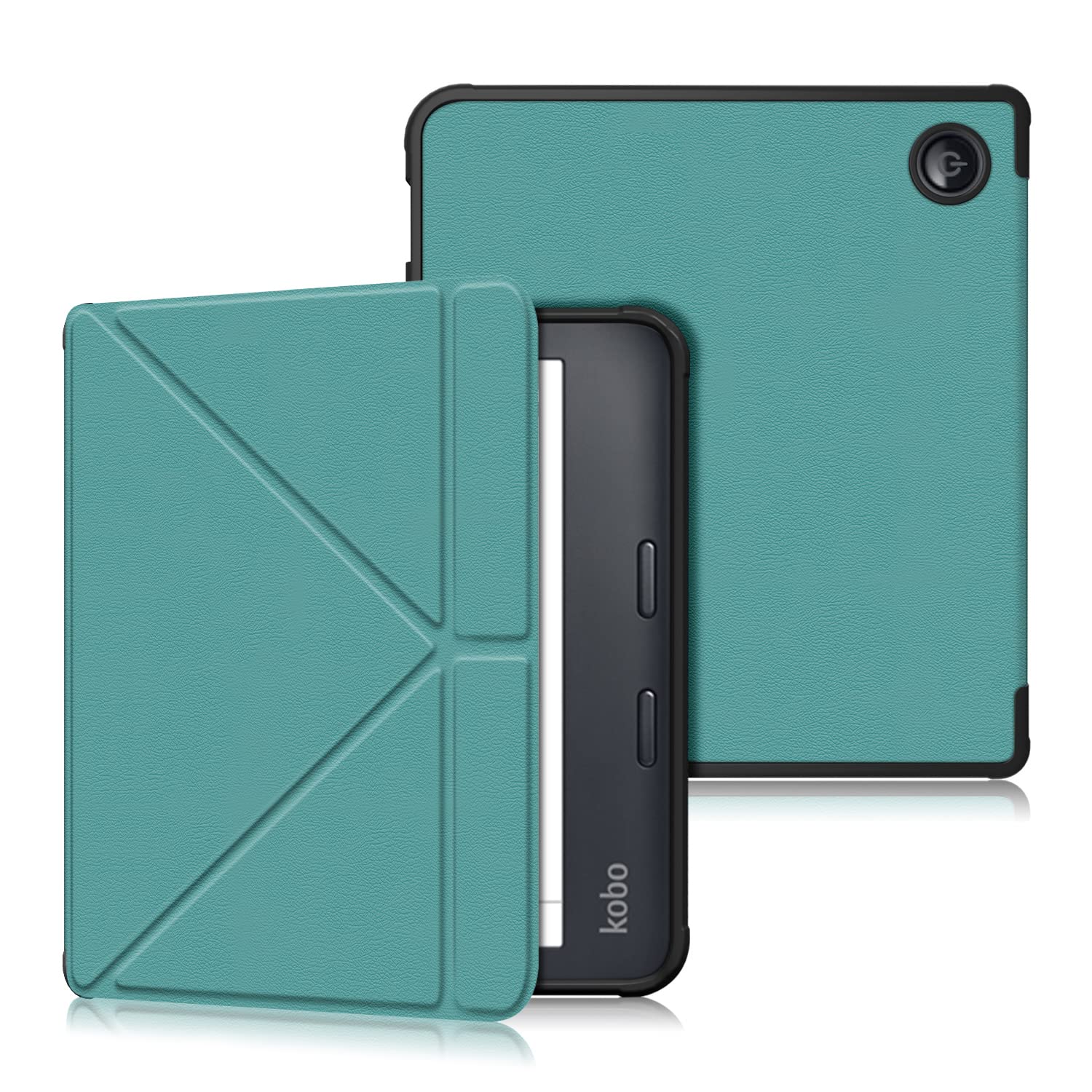 Xuanbeier Soft Tpu Case Compatible With Kobo Libra Color & Kobo Libra 2 7'' Slim Lightweight Shell With Stand Function Auto Wake