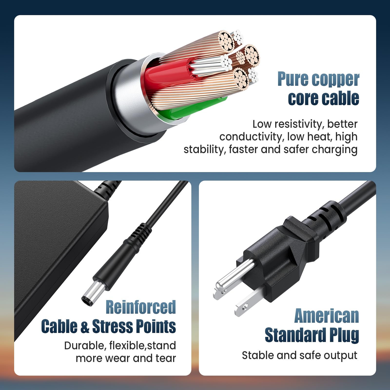 90W Power Supply Cord Charger Adapter For Hp Pavilion Dv4 Dv6 Dv7 G50 G60 G60T G61 G62 G72 2000;Elitebook 8460P 8440P 2540P 8470P 2560P 6930P 2570P 8540P ;For Hp Presario 2210B 2510P Cq40 Cq45 Cq50