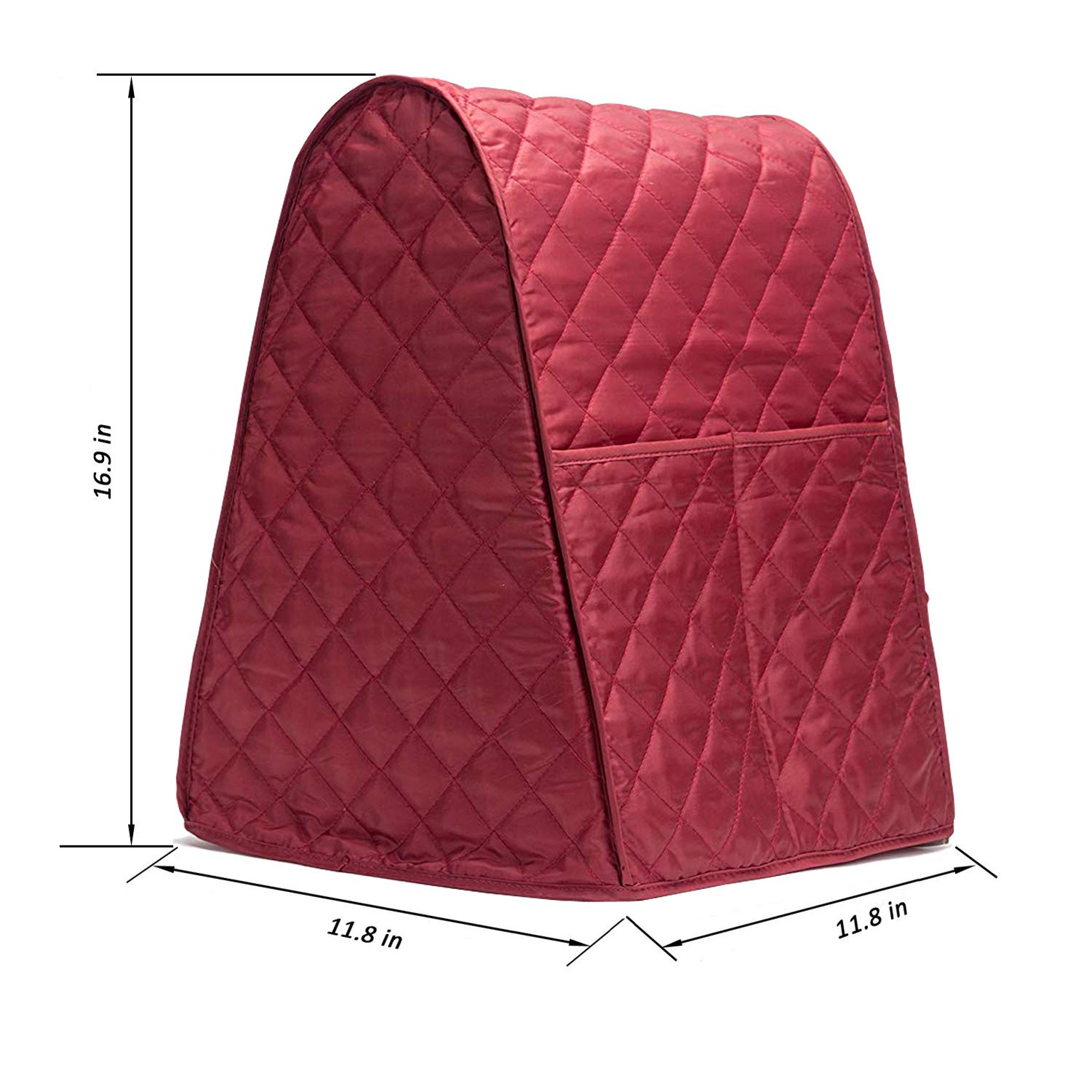 Stand Mixer Dust Proof Cover With Organizer Bag For Kitchenaid Mixer To Keep Clean And Safe(Red)
