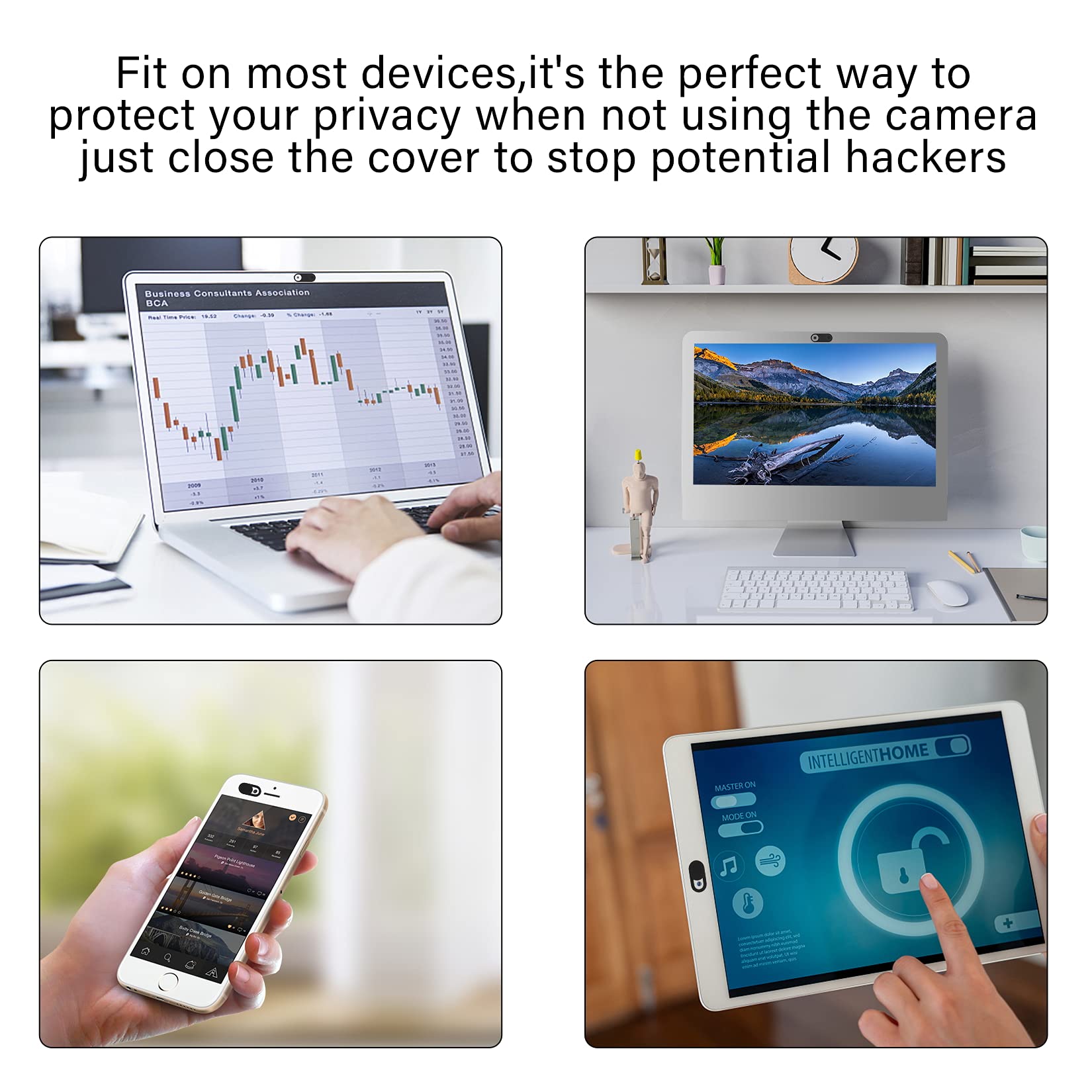 Laptop Camera Cover Slide, 12 Pack Webcam Cover, Phone Camera Cover, Ultra Thin Computer Camera Cover Slide   Fits Most Laptop,