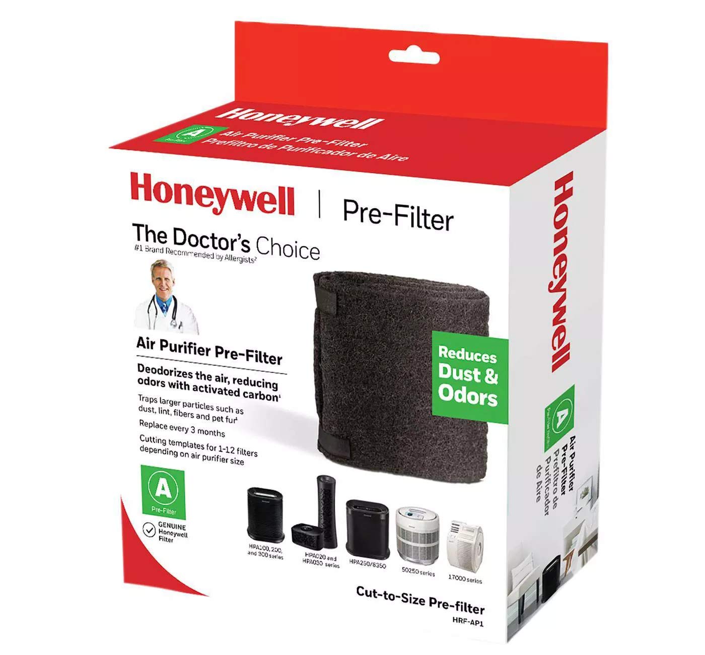Honeywell Hrf Ap1 Universal Carbon Pre Filter,Black,4
