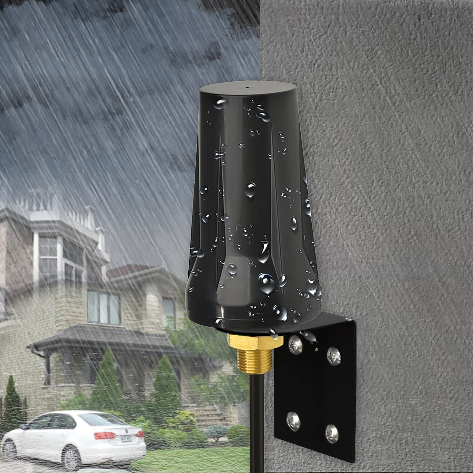 Bingfu 4G Lte Cellular Antenna Outdoor 5Dbi Sma Male Antennas  10Ft Low Loss 195 Coaxial Cable Compatible With Spypoint Link Mic