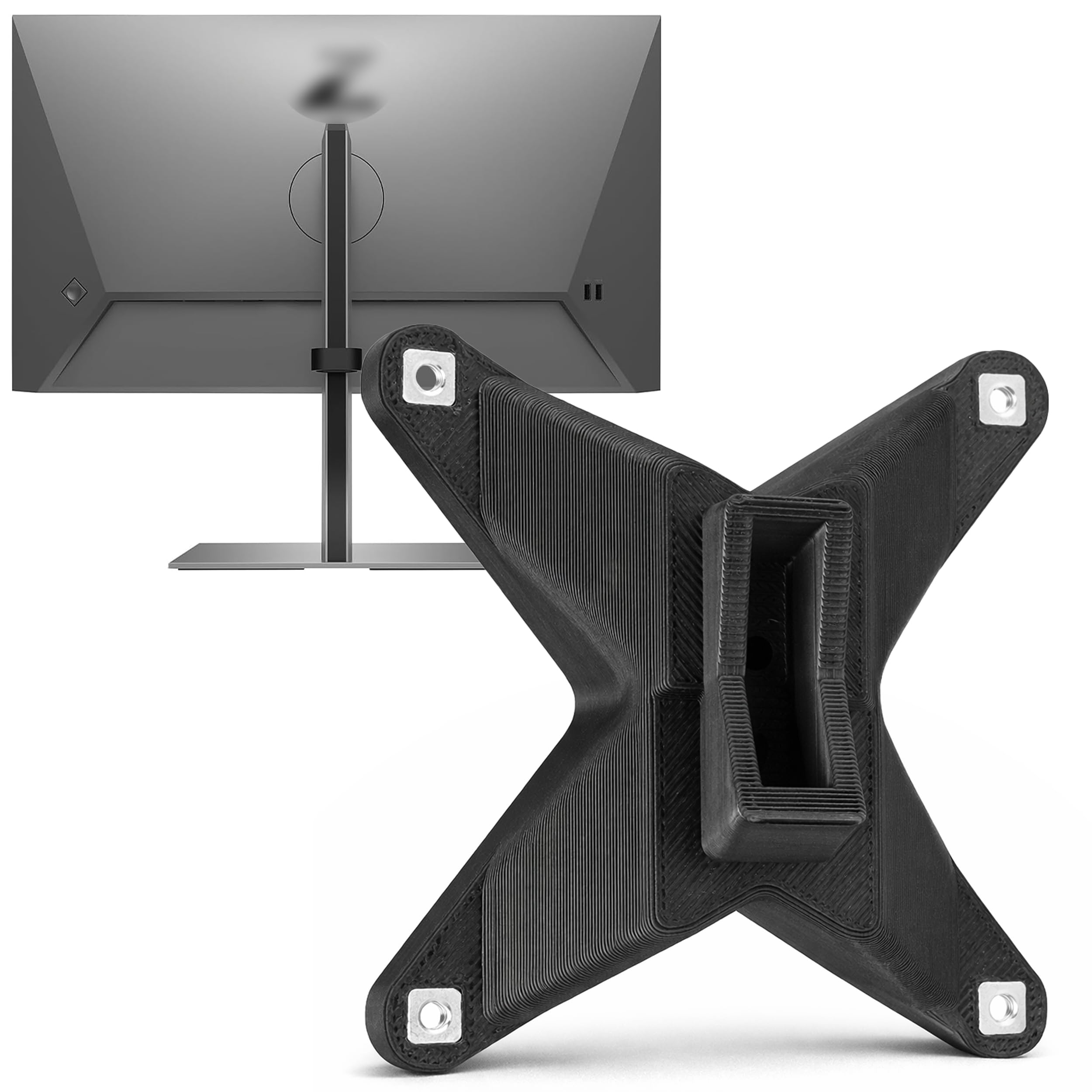 3IDEE VESA Mount Adapter Compatible with HP Monitor Z G3 & Series 7 Pro (Z24f, Z24m, Z24q, Z25, Z27, 724pu, 724pf, 727pu, 727pk,