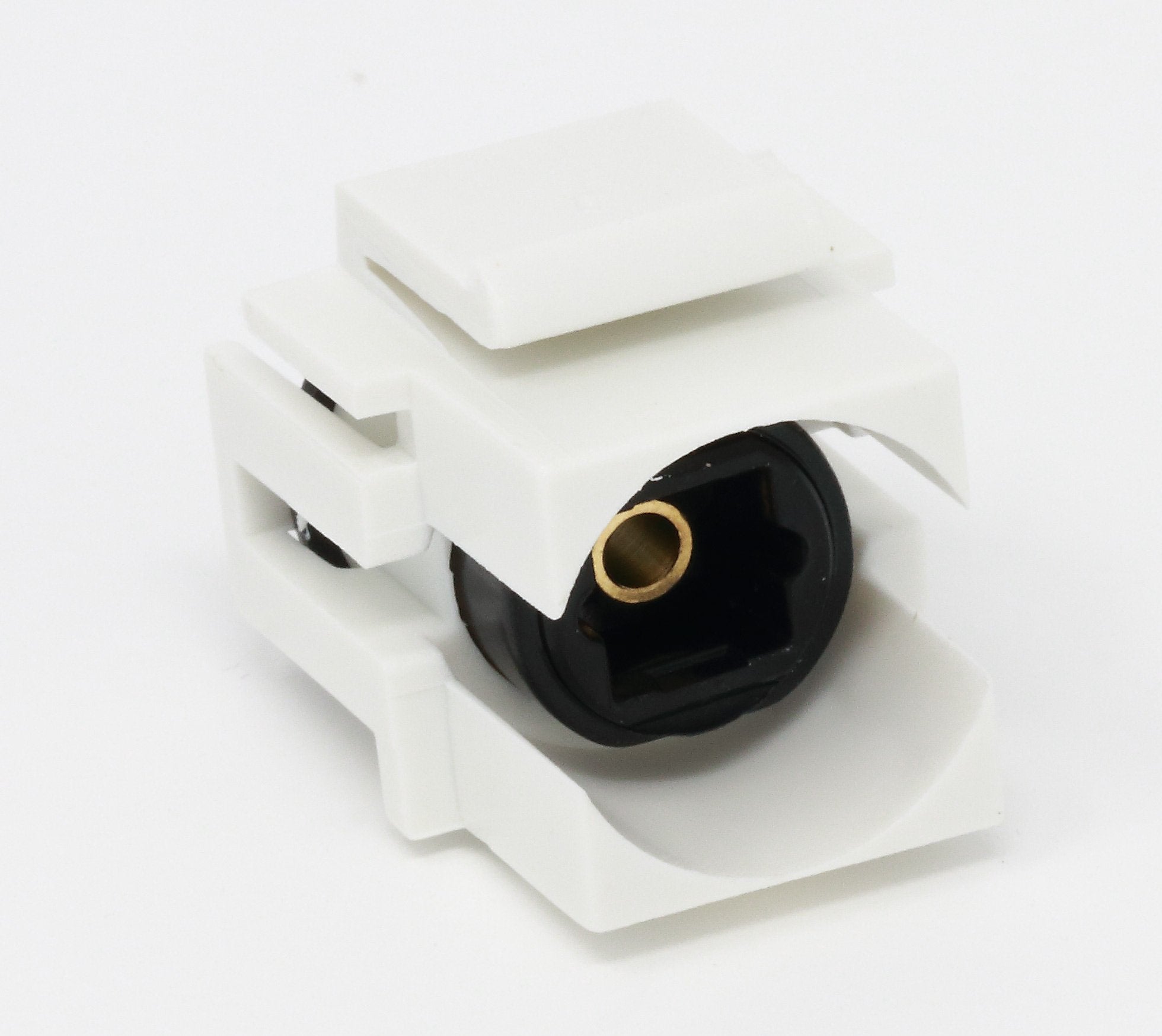 Riteav Toslink Keystone Jack Coupler Female To Female   White