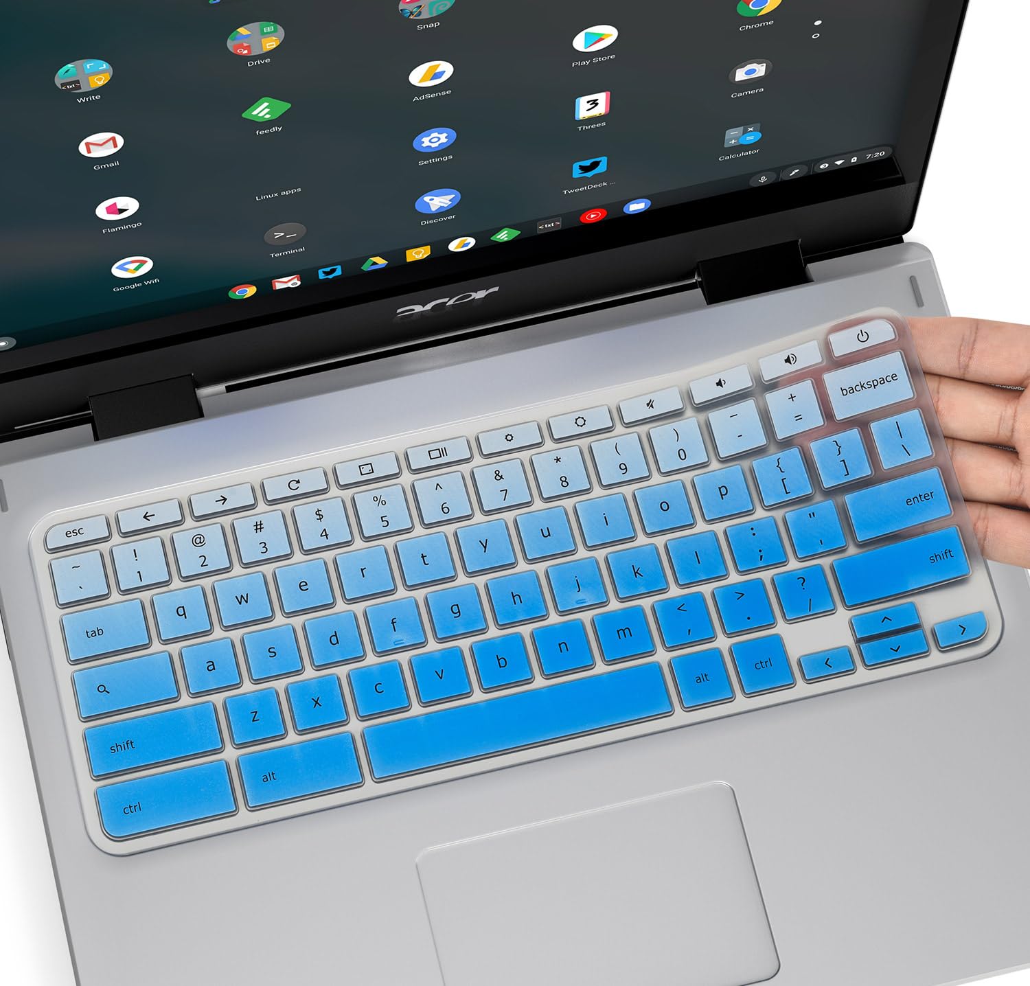 Keyboard Cover For Acer Chromebook Spin 11 311 Cp311 511 512/Chromebook R11 Cb3 131 Cb3 132 Cp311 C738T C733 Cb5 132T/Chromebook