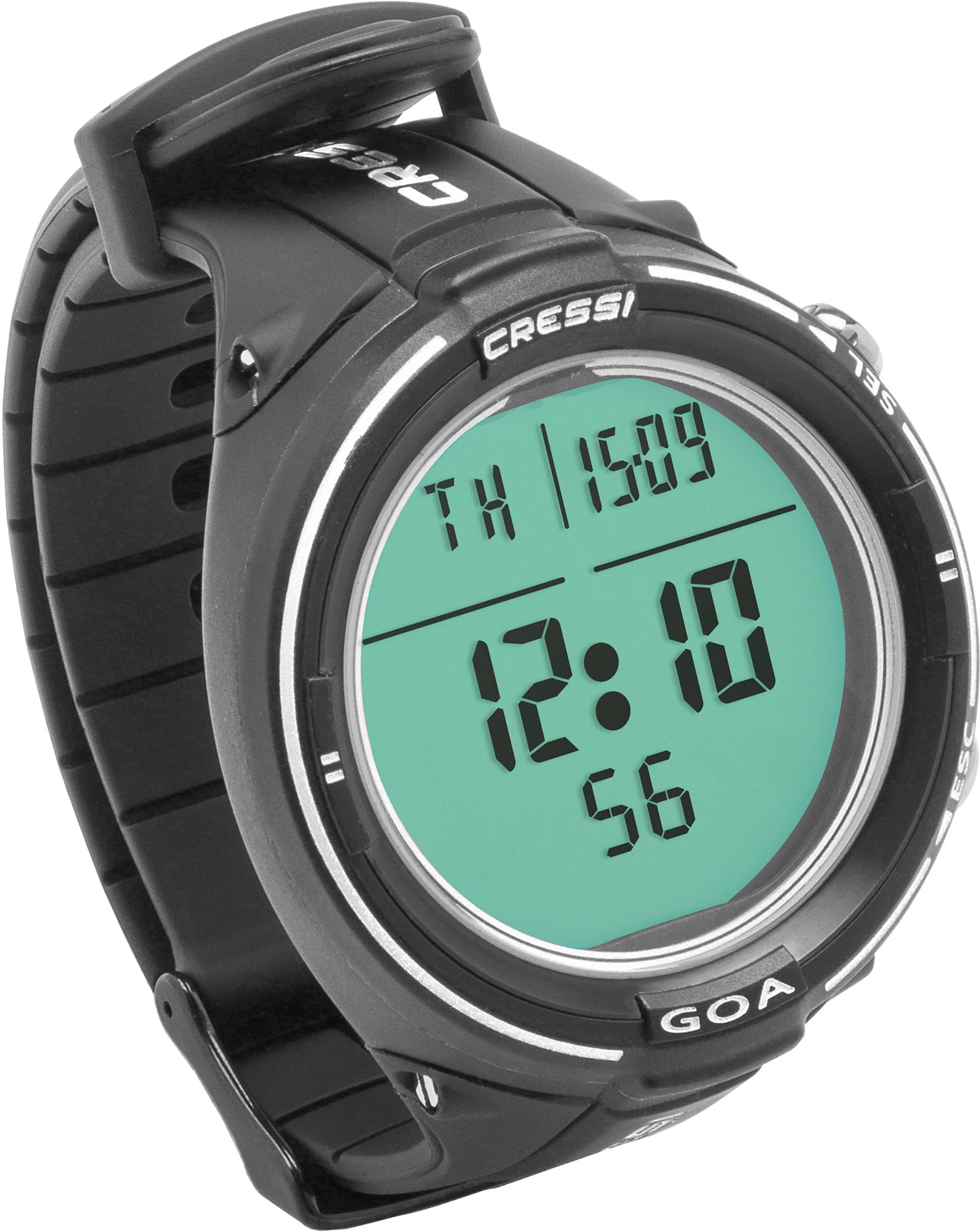 Cressi Goa Scuba Diving Computer, Black/White