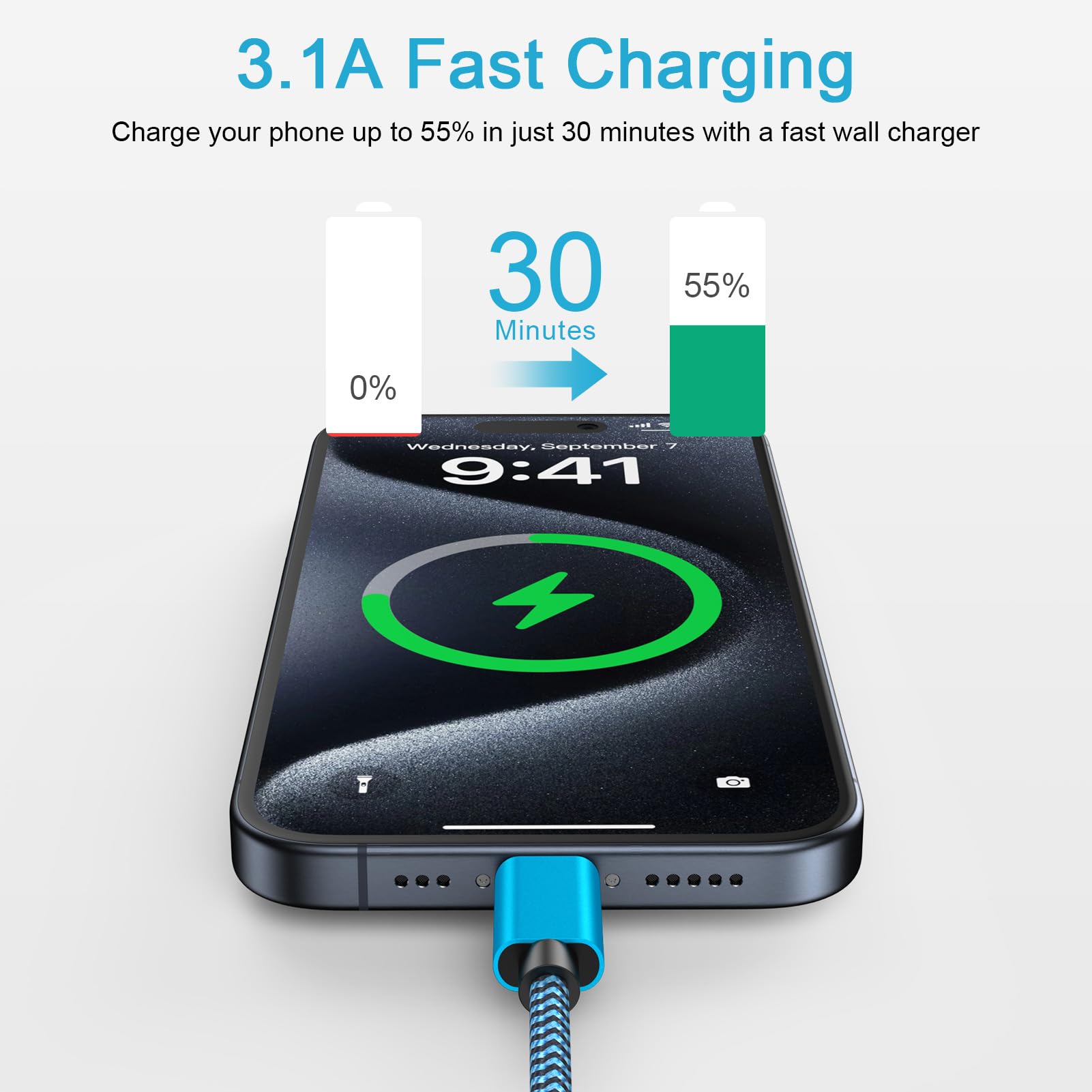 6Ft Fast Usb Type C Cable Phone Charger Charging Cord For Samsung Galaxy S25 Edge Plus Ultra S24 Fe, Z Fold 7 6 5 4 3 2 Flip 7,