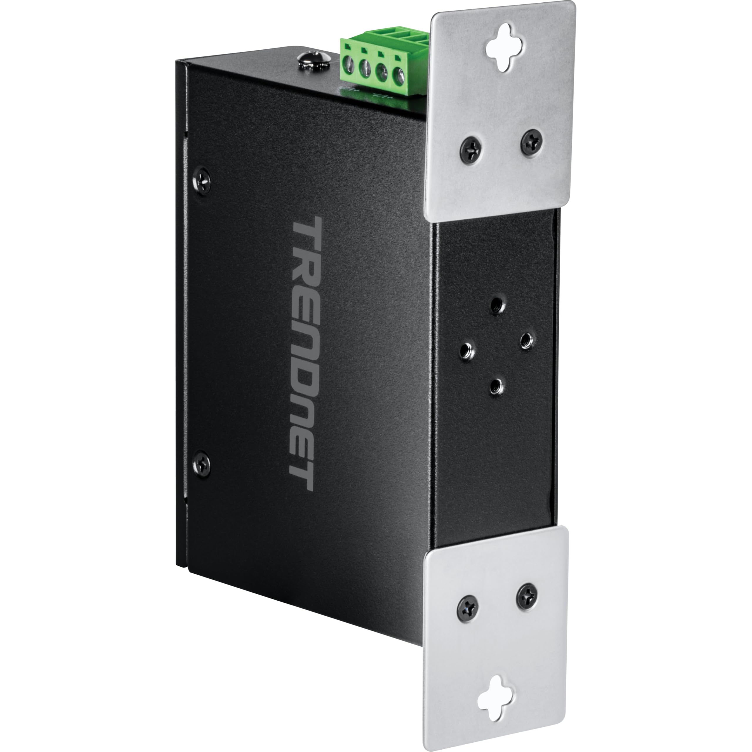Trendnet 5 Port Hardened Industrial Unmanaged Gigabit Switch, Ti Pg50, 101001000Mbps, Din Rail Switch, 4 X Gigabit Poe+ Ports, 1