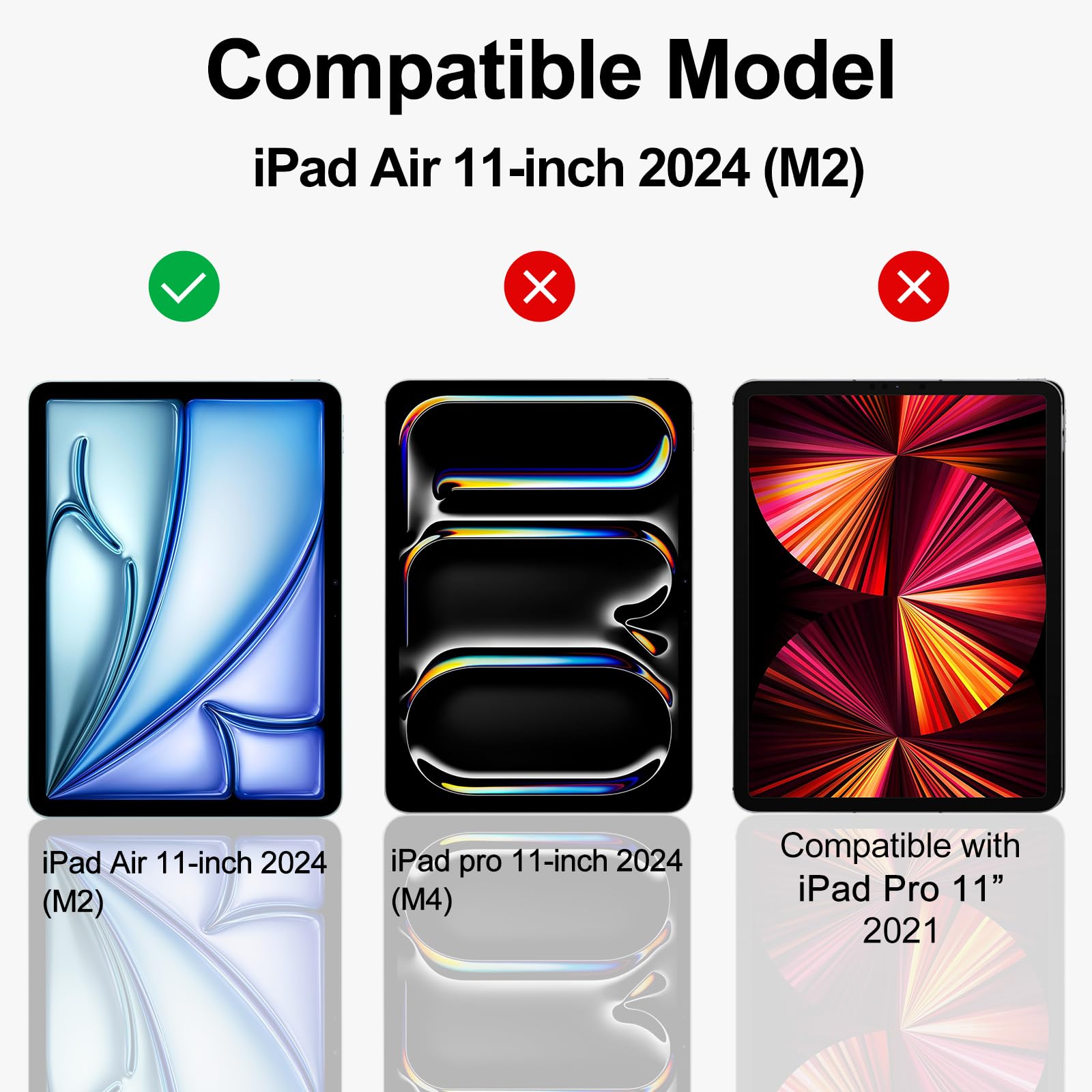 Yongmai Privacy Screen Film Protector For Ipad Air 11 Inch 2024 6Th Generation M2, Scratch Resistant 9H Hardness Ipad Air 11 Tab