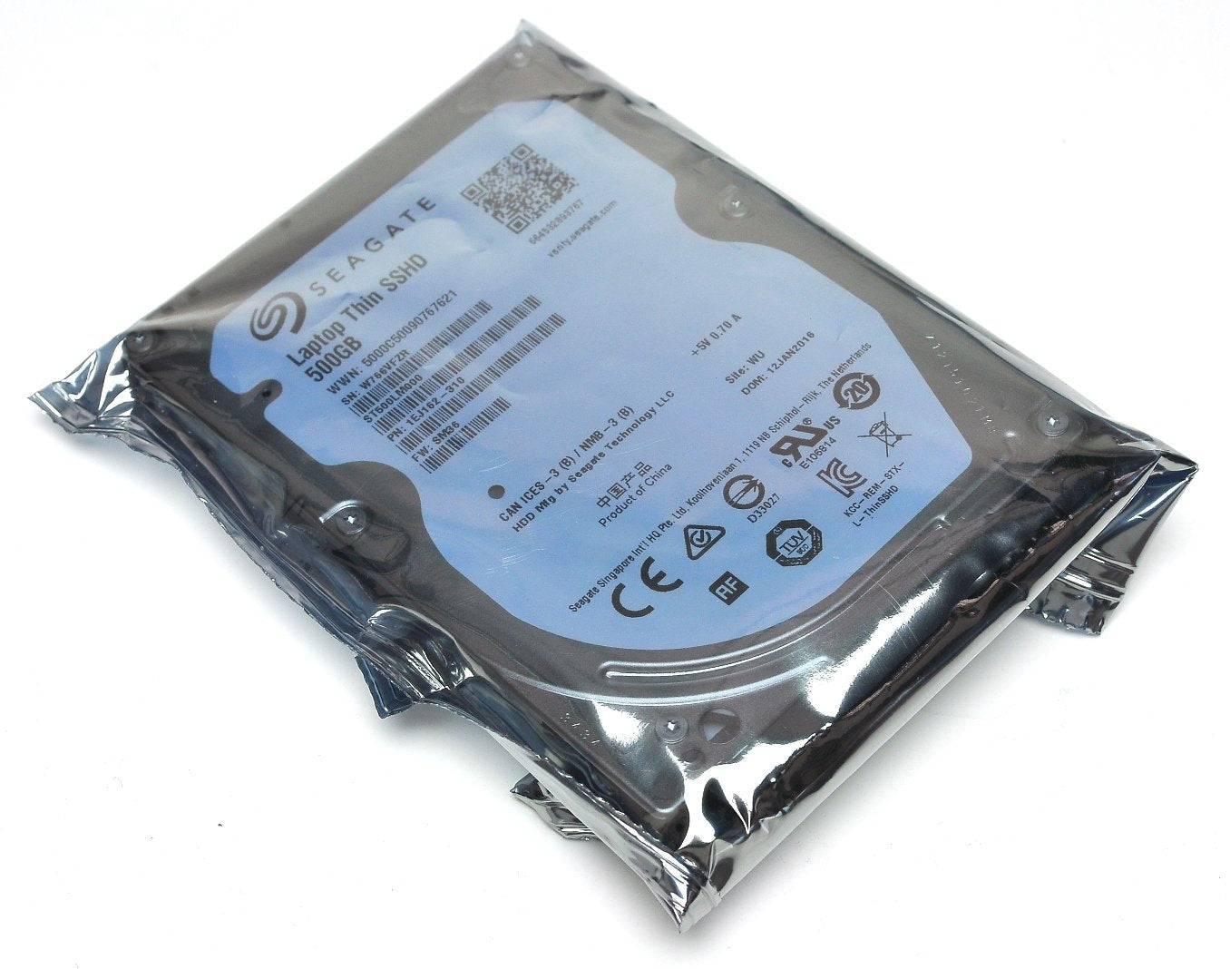 (Old Model) Seagate 500GB Gaming SSHD Sata 8GB NAND Sata 6Gb/s 2.5 Inch Internal Bare Drive (ST500LM000)