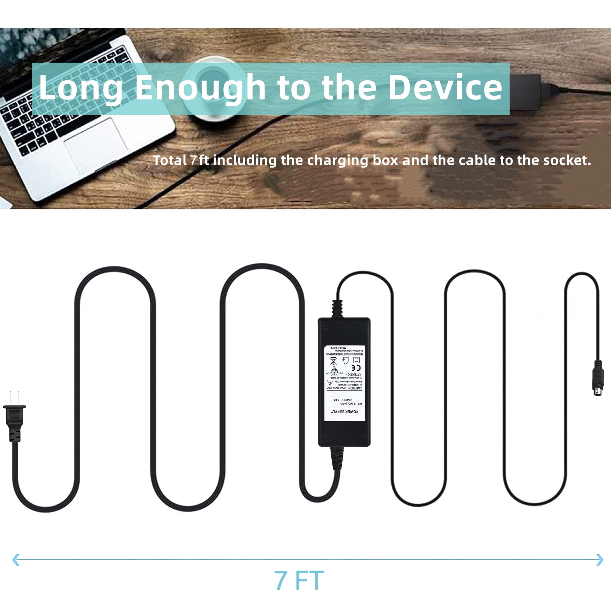Sllea Ac Adapter For Wd Elements 500Gb Wd5000C035 000 External Hard Drive Power Supply