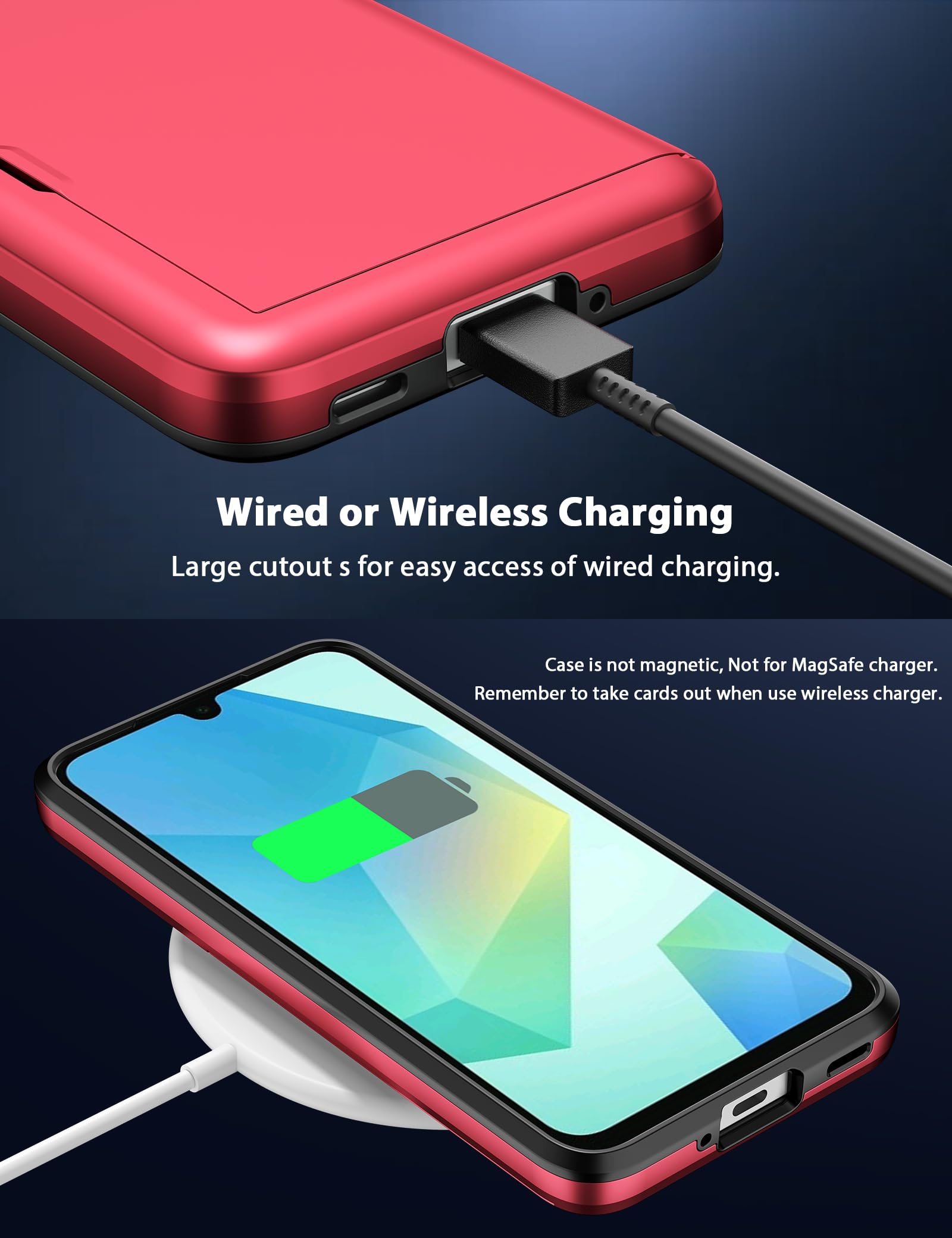 Topaux For Samsung A16 5G Wallet Case Galaxy A17 5G Wallet Case 2 Credit Card Holder Slide Cover Back Pocket Id Slot Raised Beze