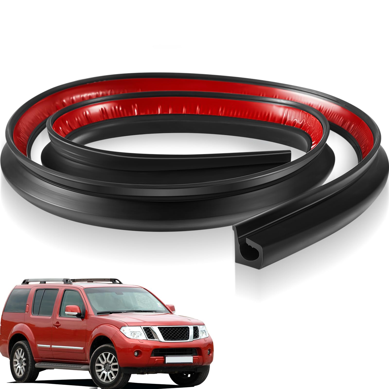 Saysurey 1 Pcs Car Wire Hider Total 6.56 Ft Car Concealed Wire Cover For Roof Light Bar With Adhesive Backing For Hide Wires For