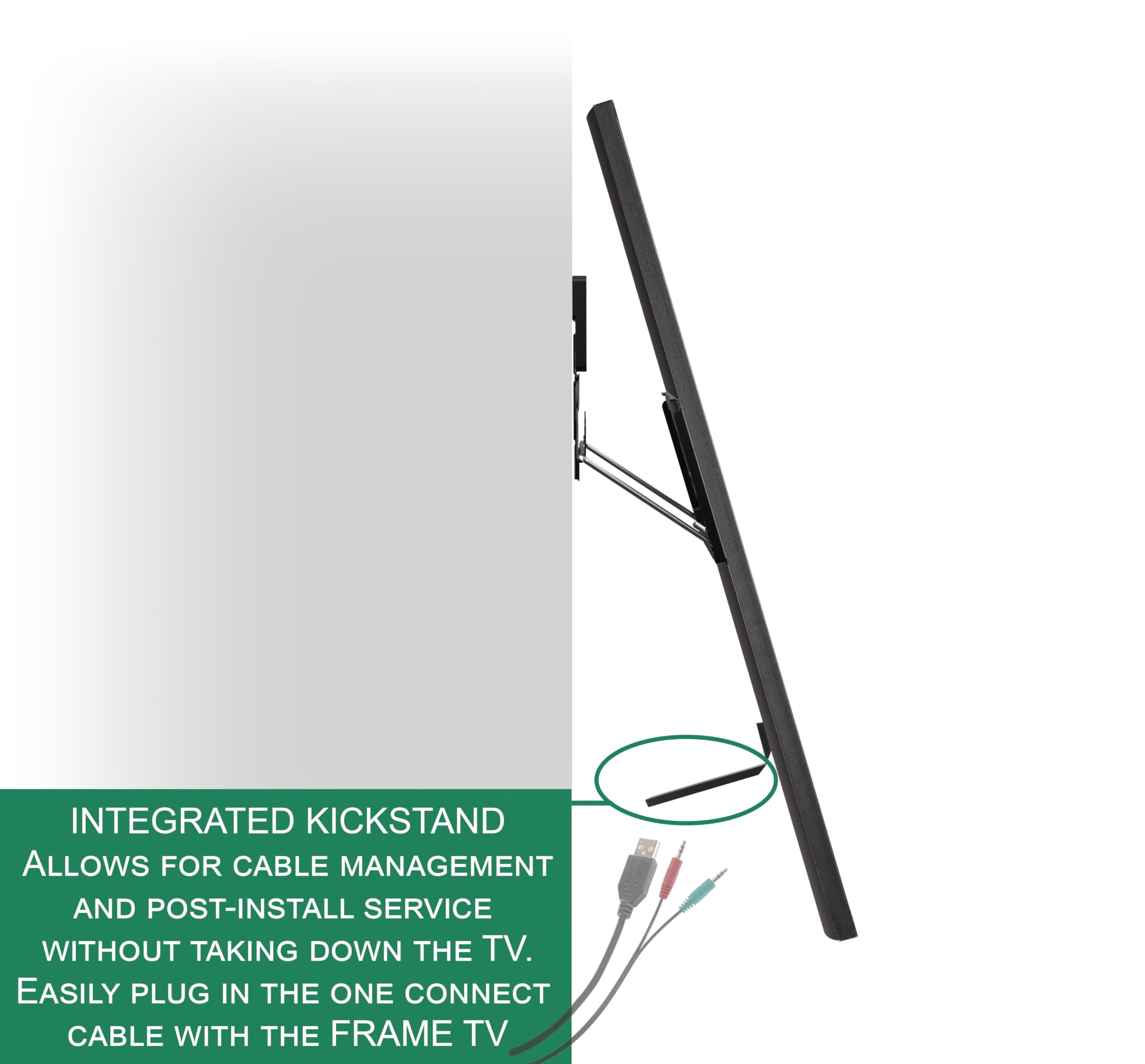 Ynvision.Design Ultra Slim Micro Gap Tv Wall Mount Bracket | Compatible With Samsung Frame Tvs (2021 2024) For Easy Install (32'