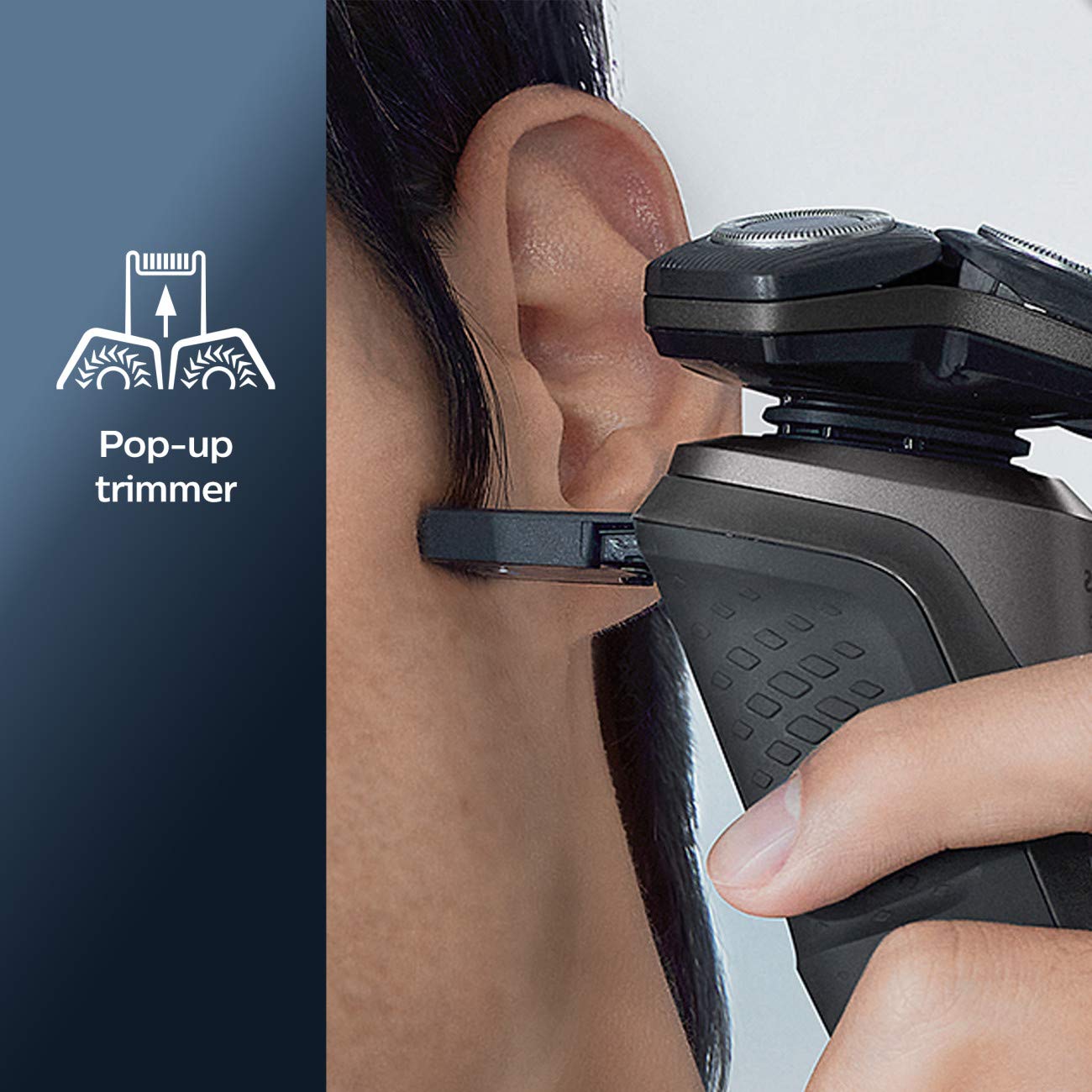 Philips Norelco Shaver 5300, Rechargeable Wet & Dry Shaver With Pop Up Trimmer, S5588/81, Men