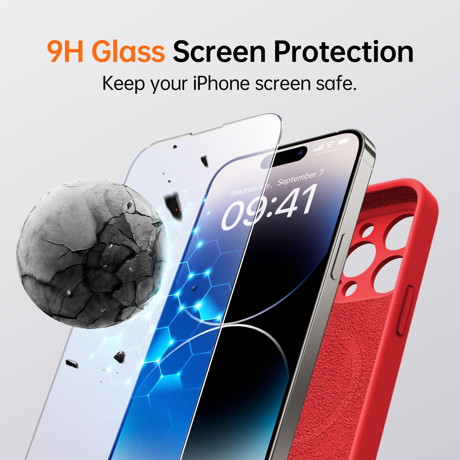 Kiresen For Iphone 16 Pro Max Case With 2 Screen Protectors   Compatible With Magsafe   Upgraded Camera Protection   Liquid Sili