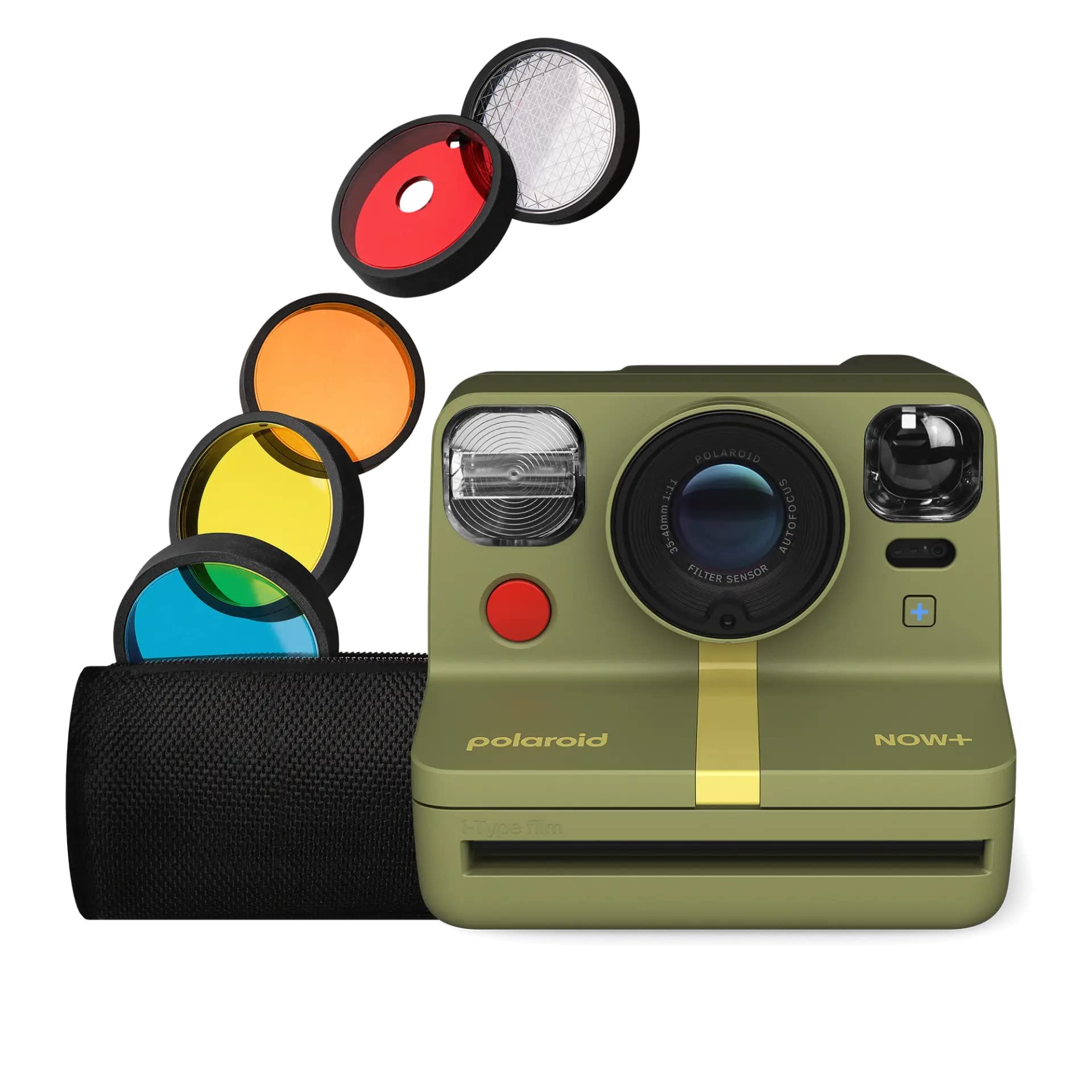 Polaroid Now+ 2Nd Generation I Type Instant Film Bluetooth Connected App Controlled Camera   Forest Green (9075)