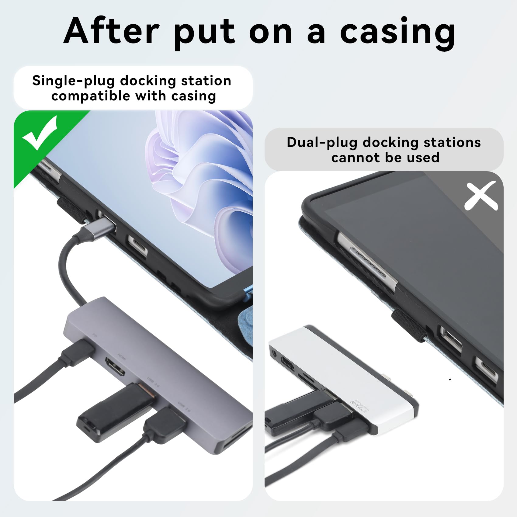 Omnpak Case For Microsoft Surface Pro 7+ (2021)/Surface Pro 7(2019)/Surface Pro 6(2018)/Surface Pro 5(2017)/Surface Pro 4, Adjus